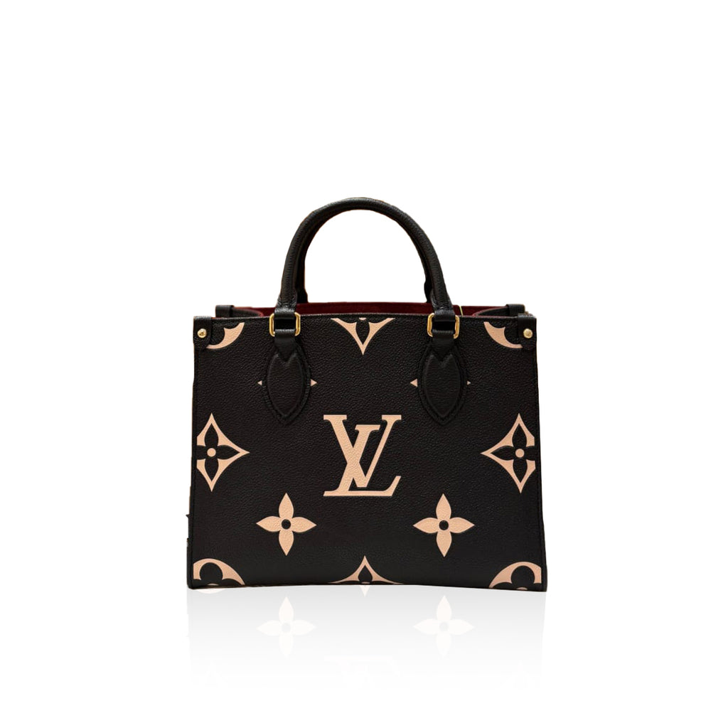 LV On The Go PM Bicolour Black Beige