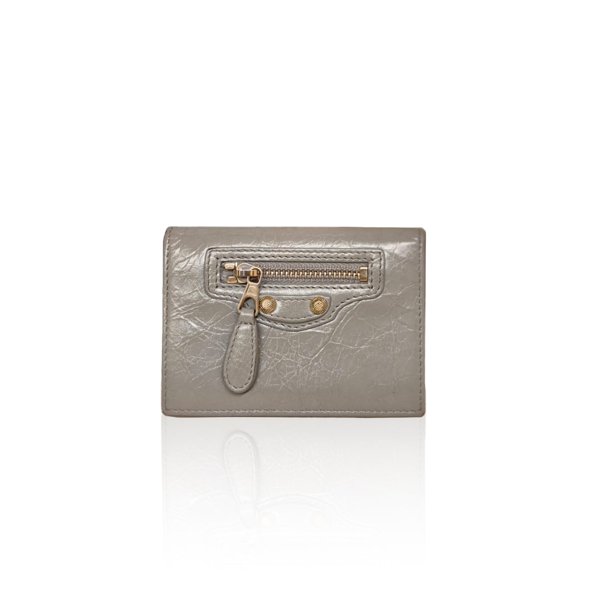 Balenciaga Neo Card Wallet Grey