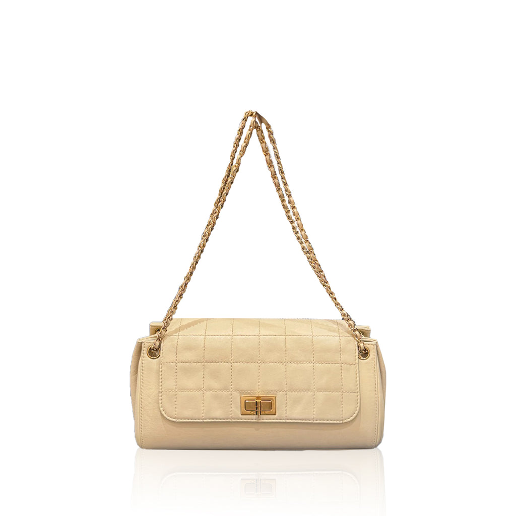 Chanel Mademoiselle Chocolate Bar Accordion Ivory