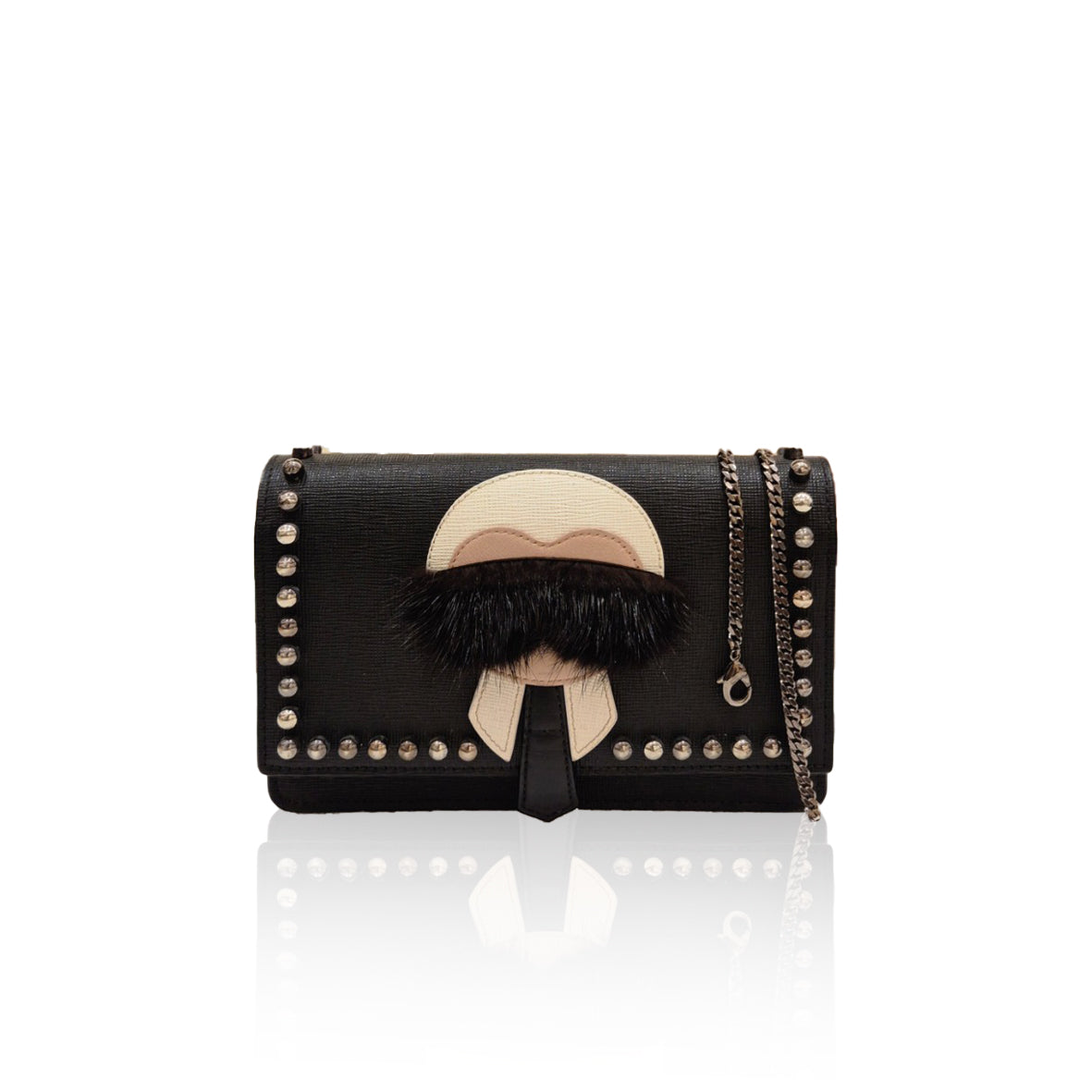 Fendi X Karl Wallet On Chain Motif
