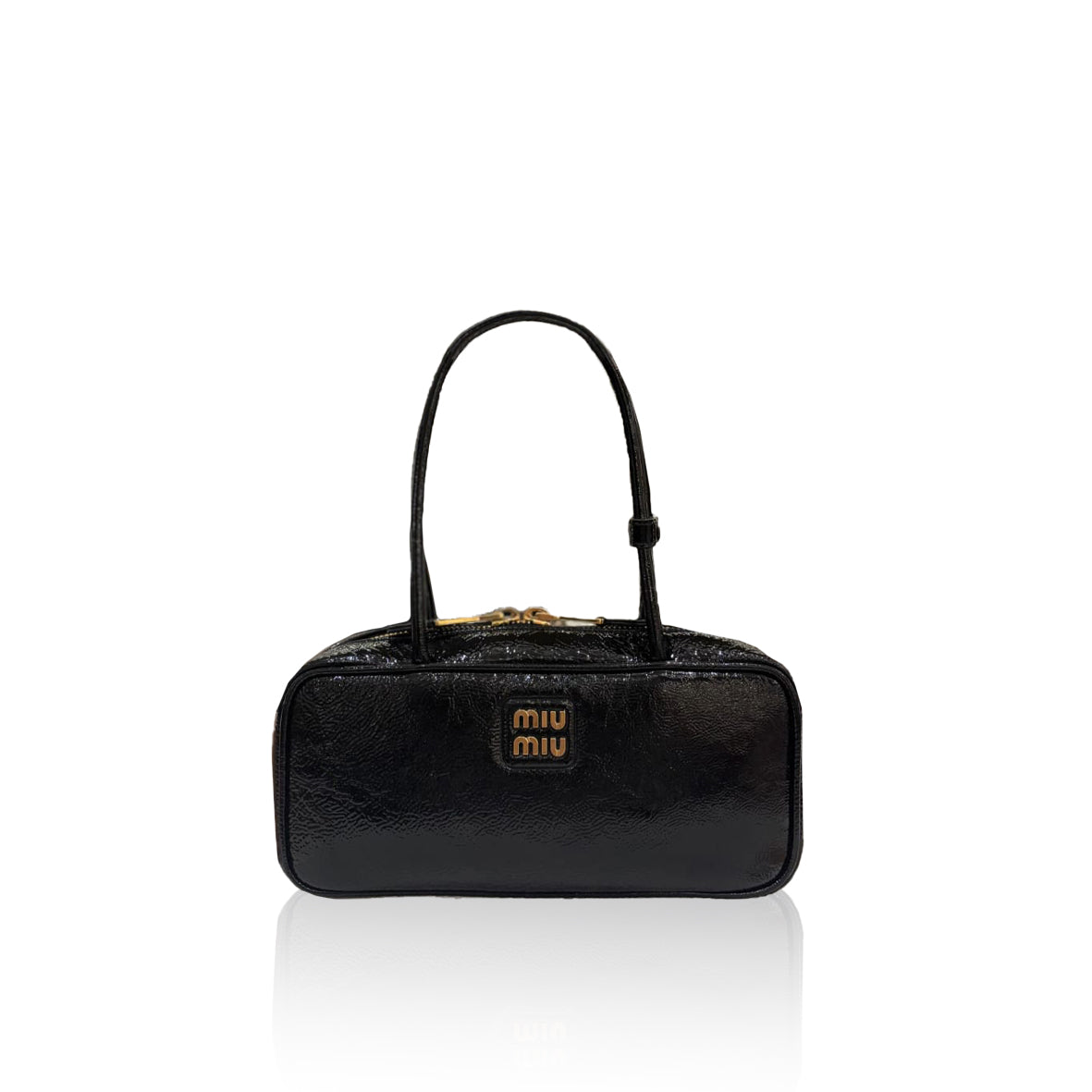 Miu Miu Beau Patent Leather Tote