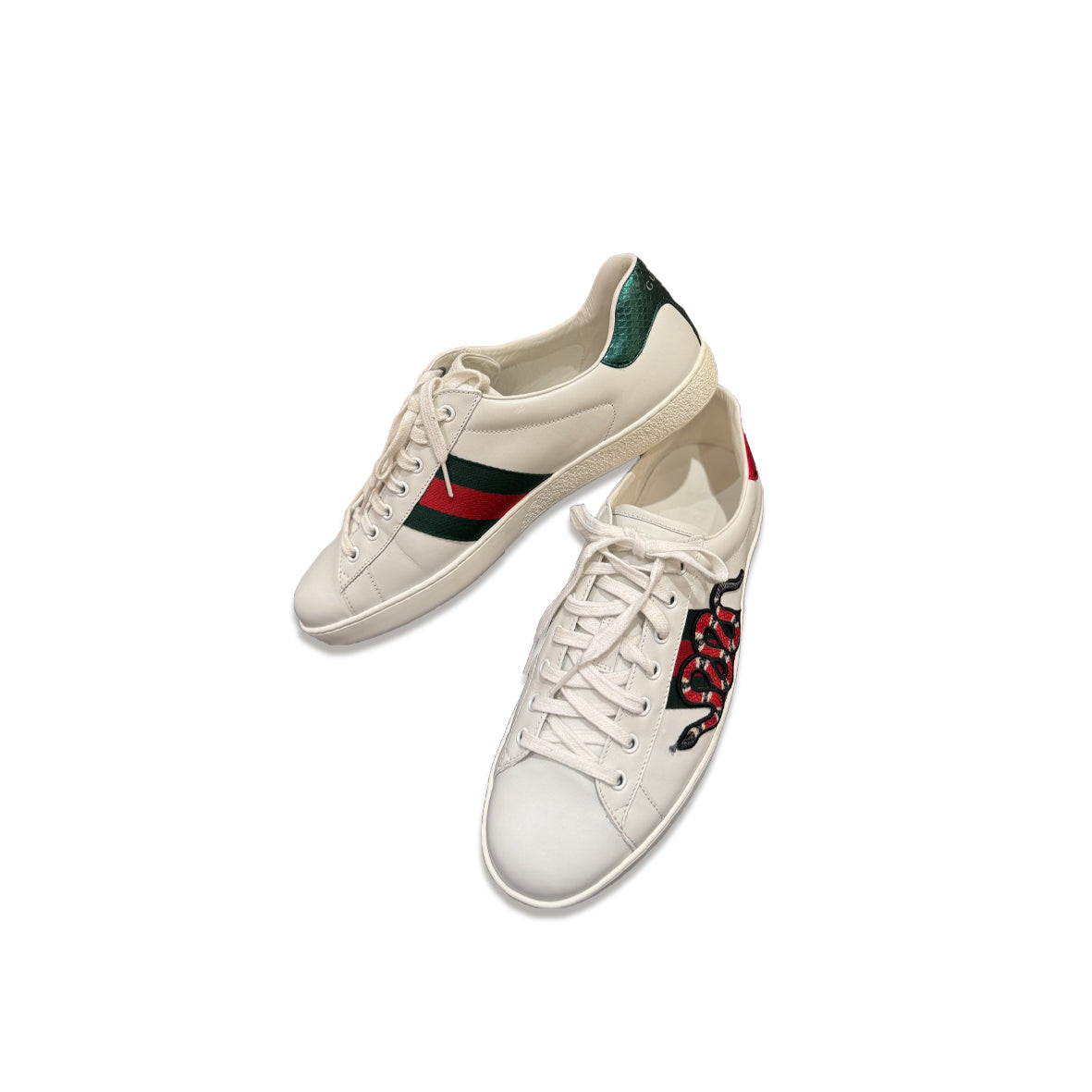 Gucci Shoes Snake White