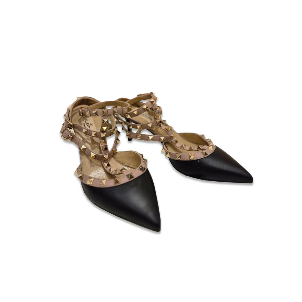 Valentino Heels Studed Black