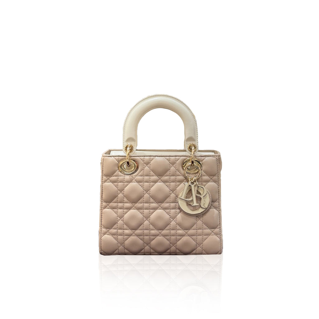 Lady Dior Small Trench Beige Latte