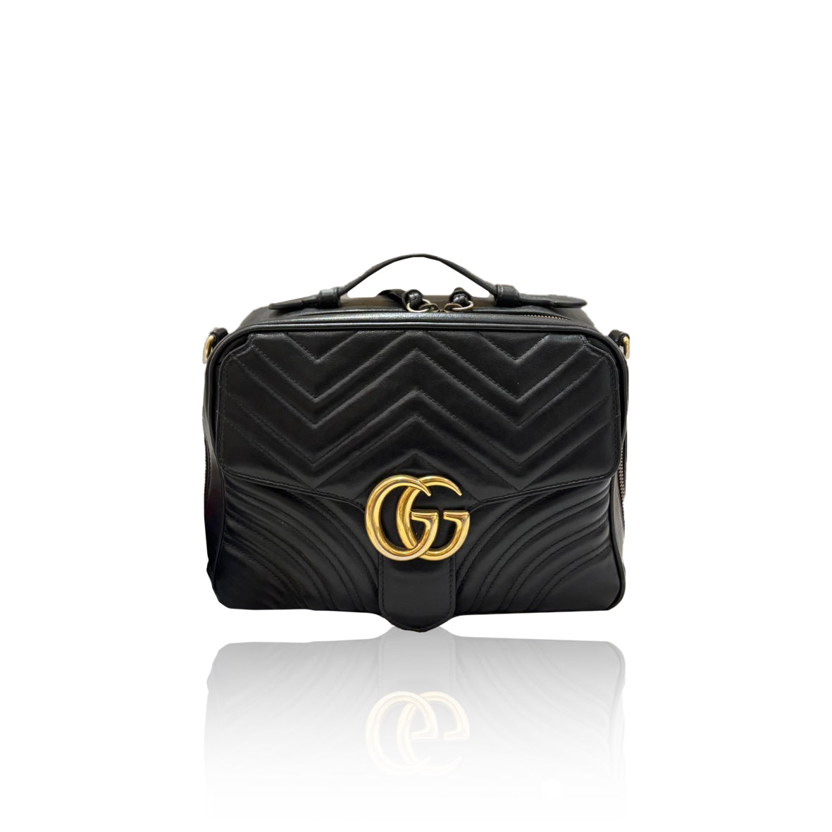 Gucci Marmont Tophandle Black
