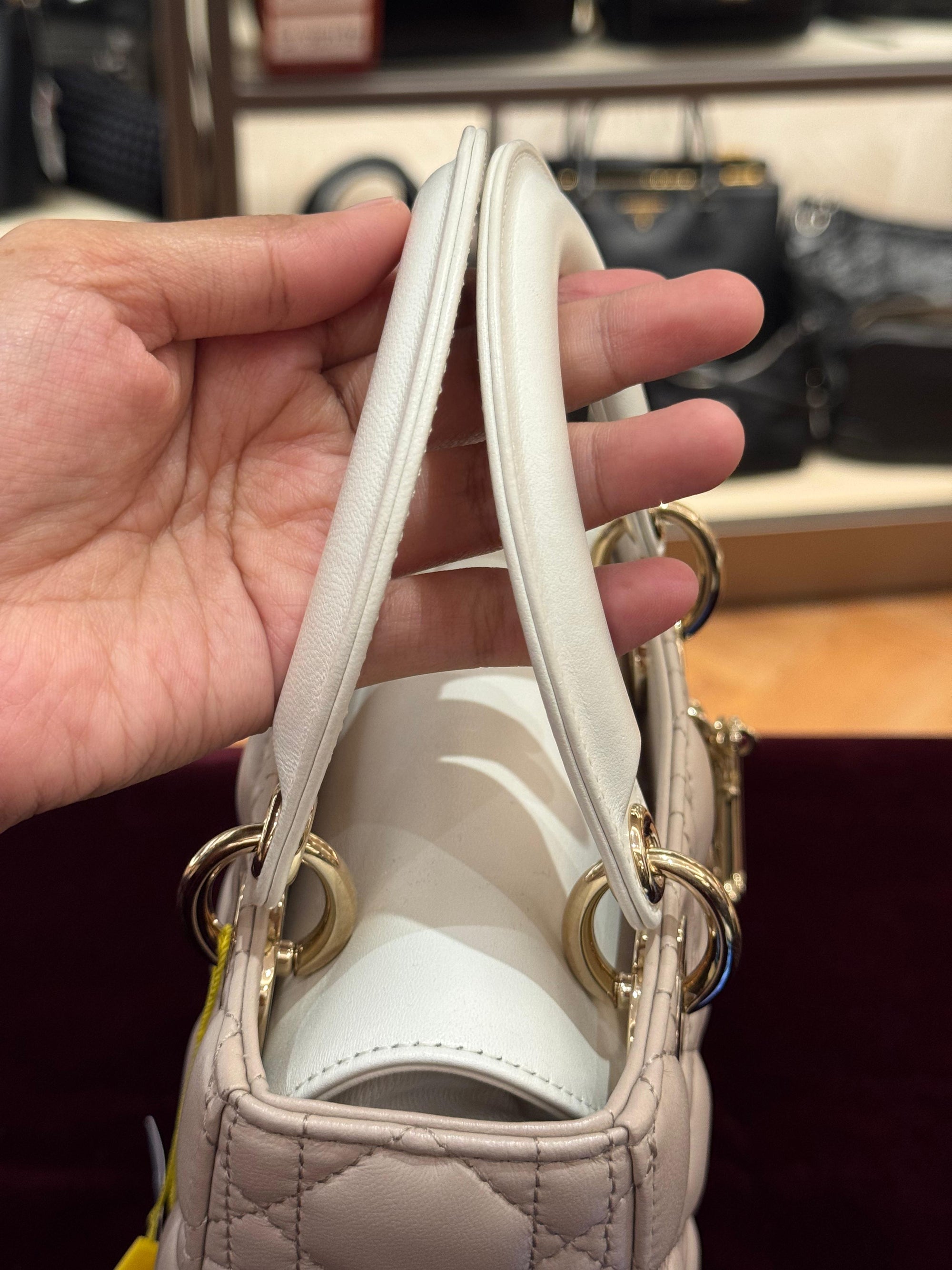 Lady Dior Small Trench Beige Latte