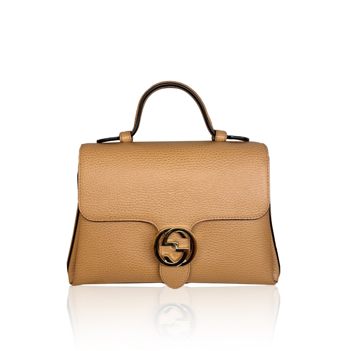 Gucci Interlock Tophandle Beige