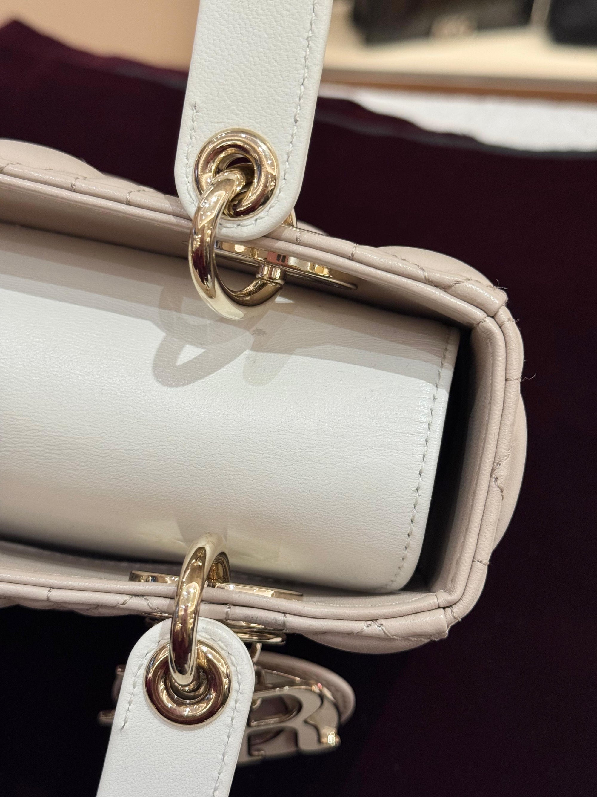 Lady Dior Small Trench Beige Latte