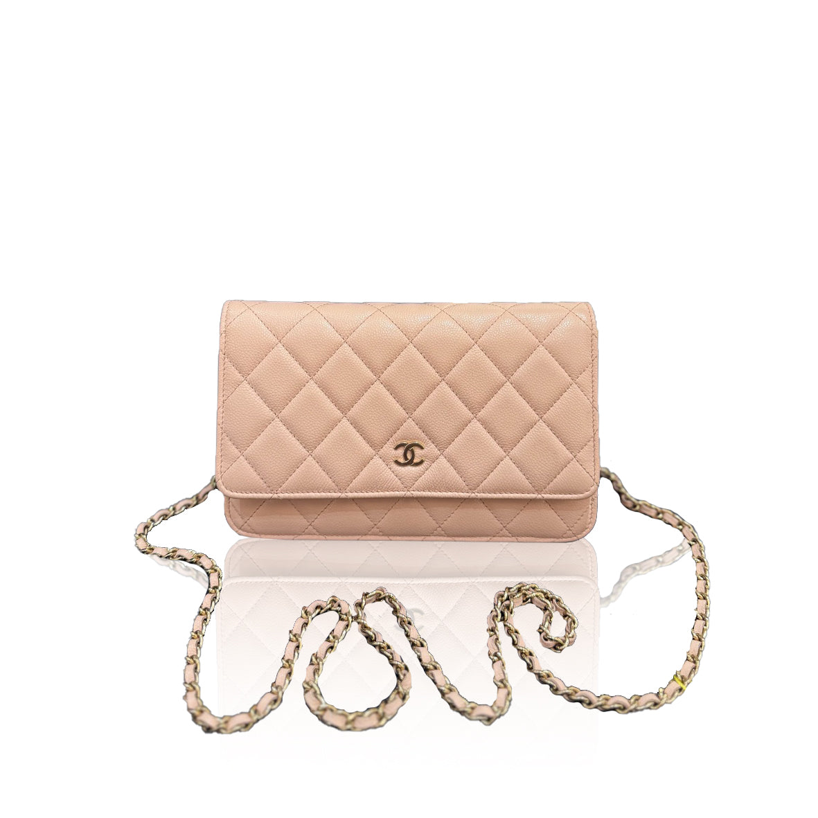 Chanel Classic WOC Chaviar Light Pink