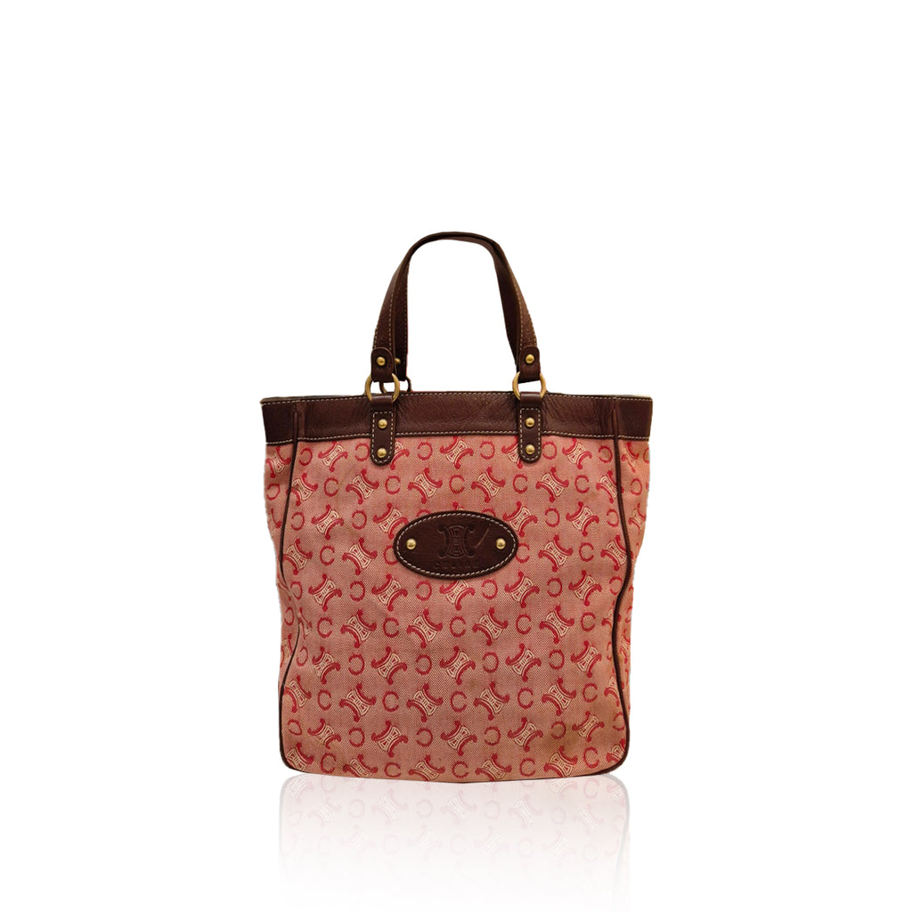 Celine Macadam Canvas Hobo Pink