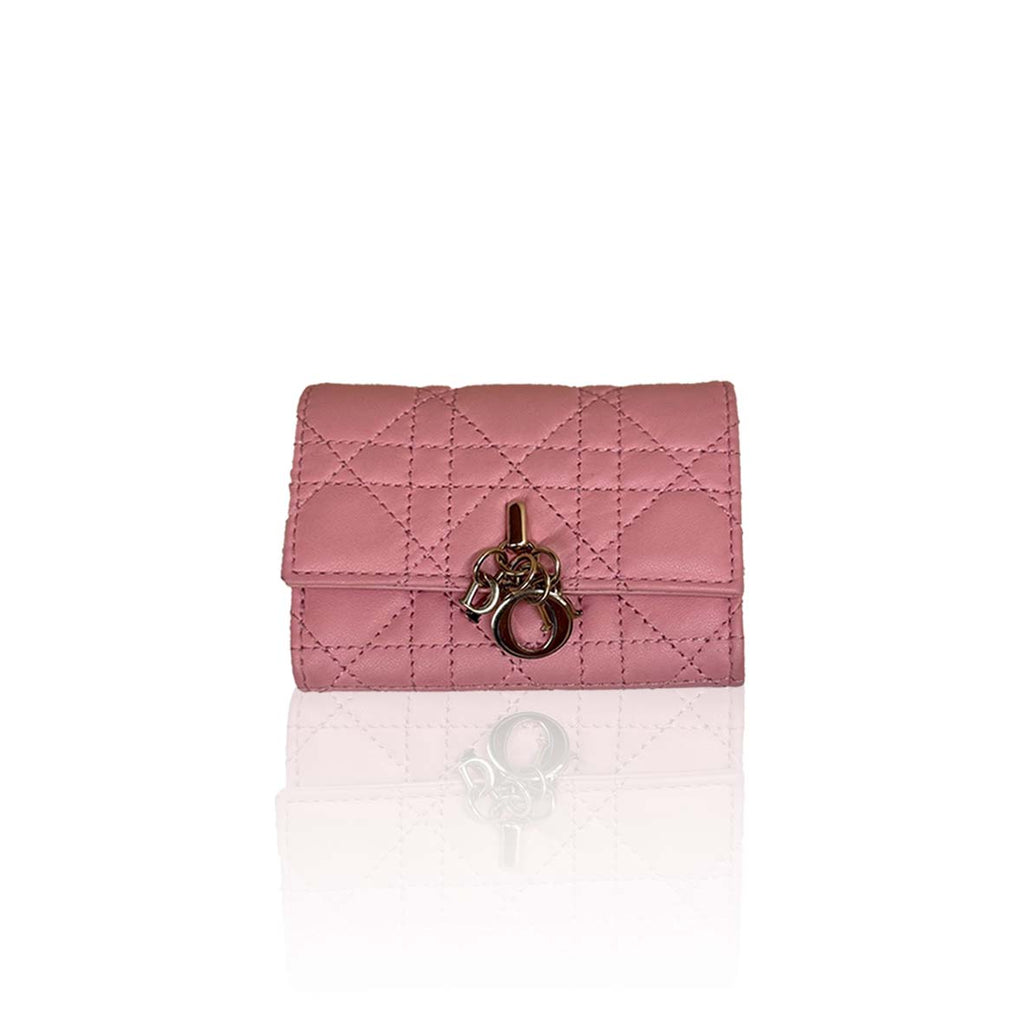 Dior Card Wallet Pink