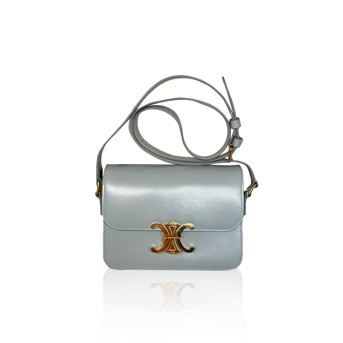 Celine Teen Triomphe Ice Blue