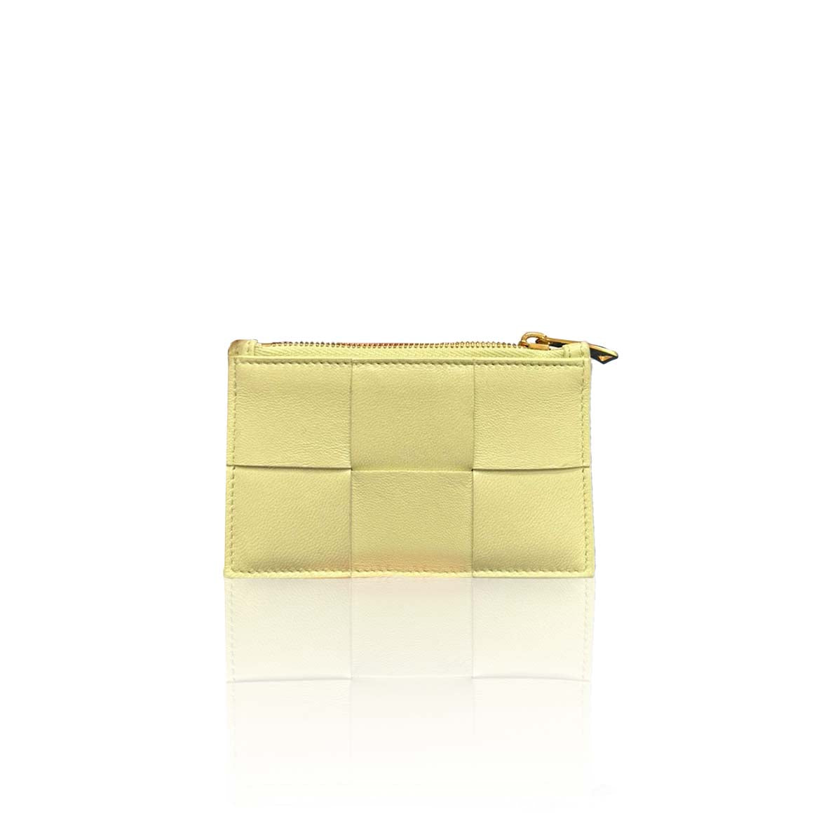 Bottega Veneta Green Cassete Card Holder