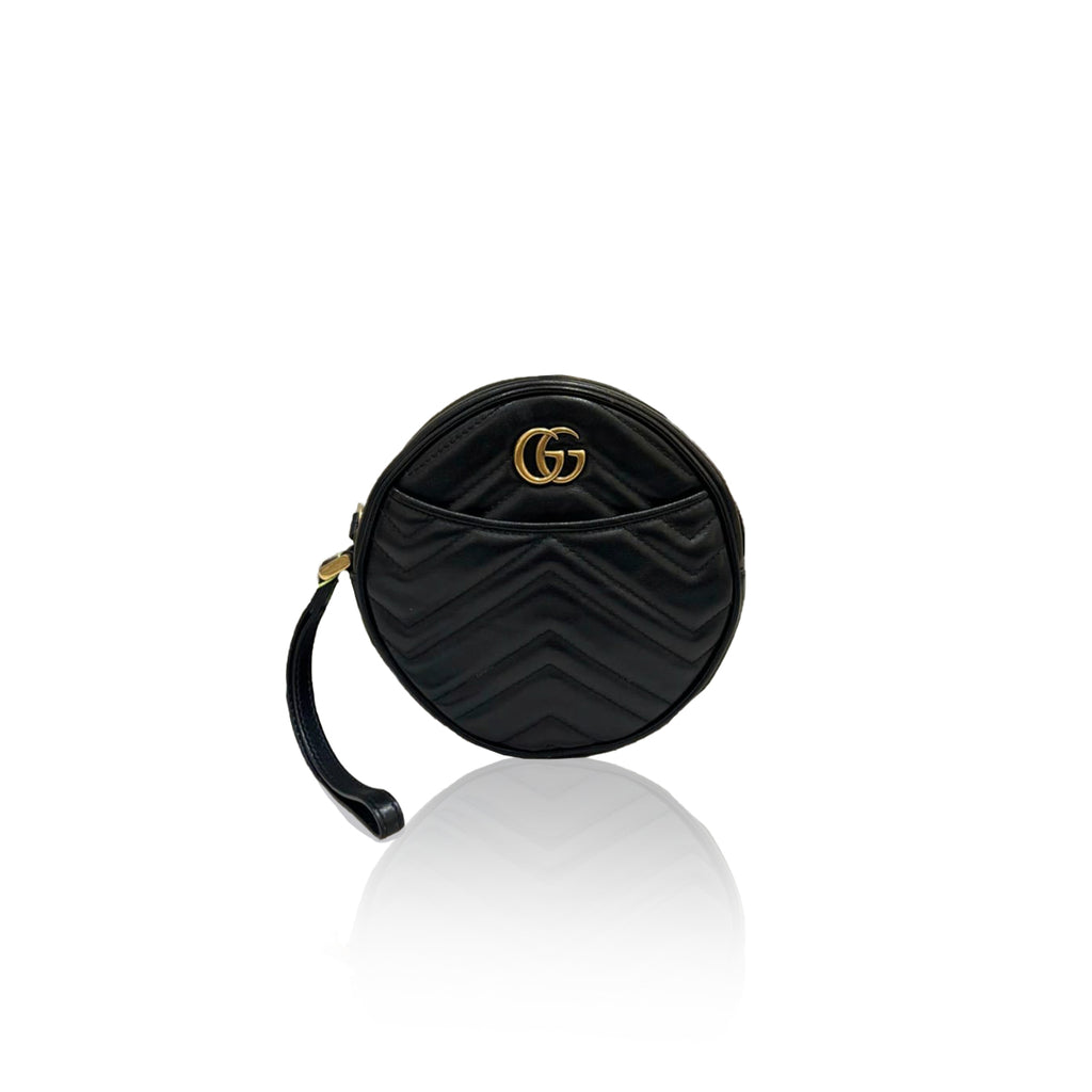 Gucci Marmont Round Clutch Black