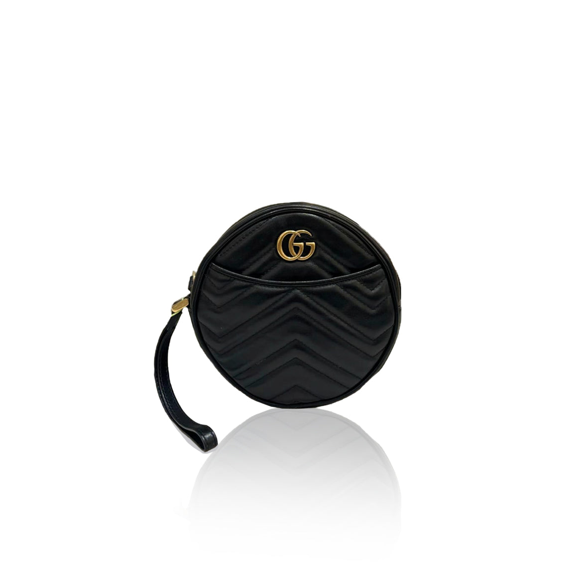 Gucci Marmont Round Clutch Black