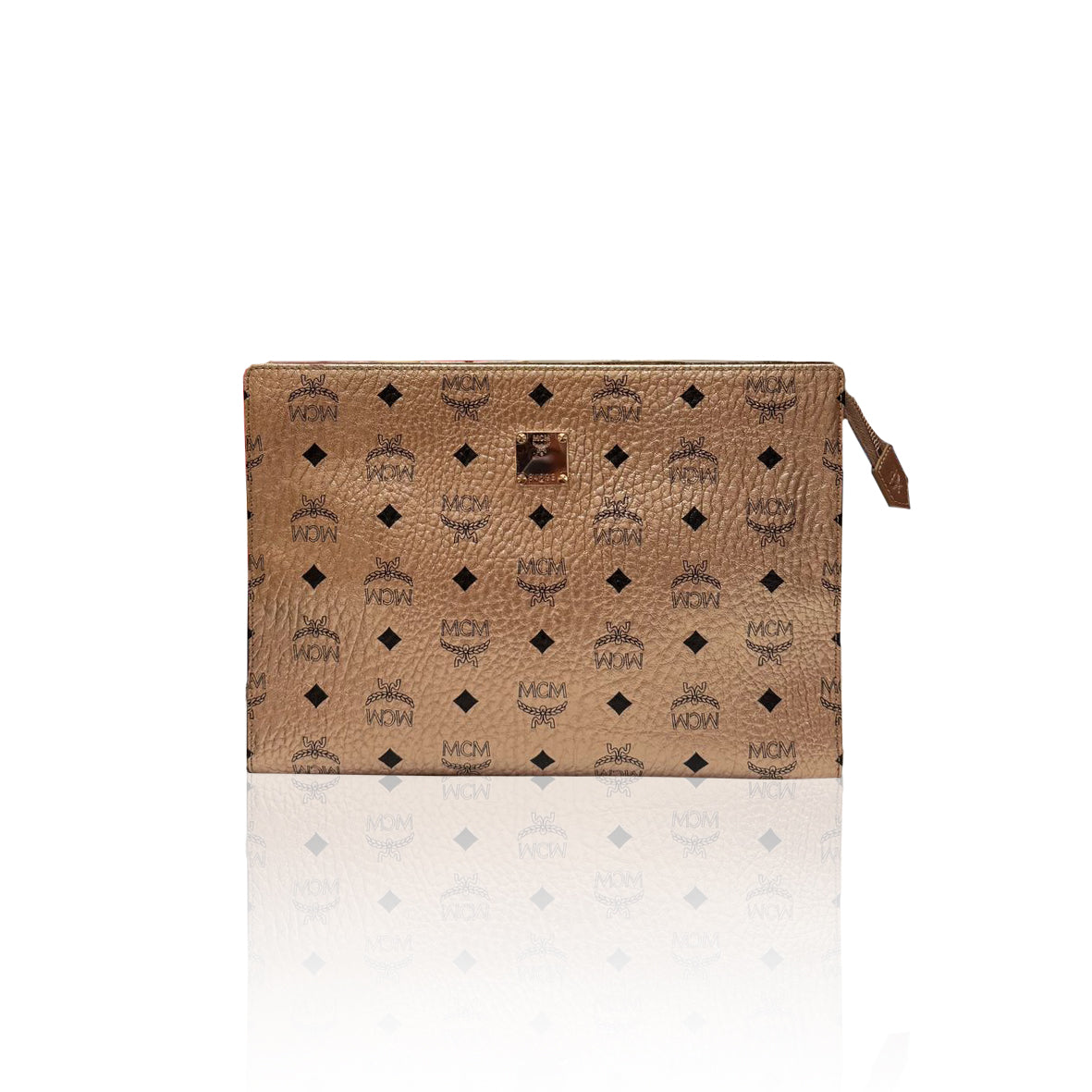 MCM Clutch Rose Gold