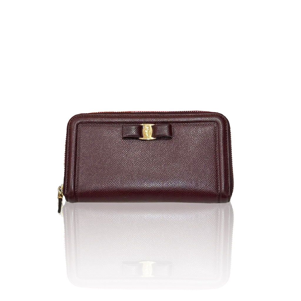 Salvatore Ferragamo Zippy Long Wallet