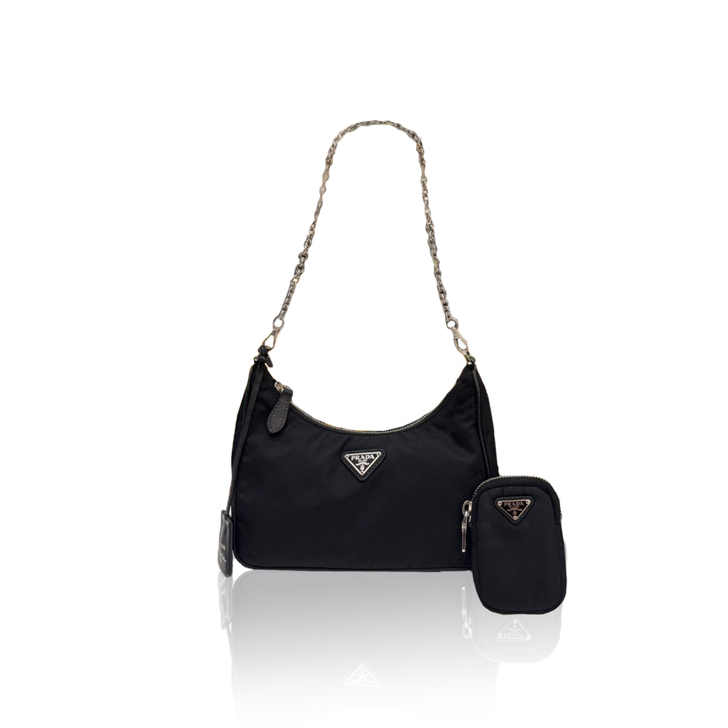 Prada Multi Pochette  Re-edition 2005 Nylon Black