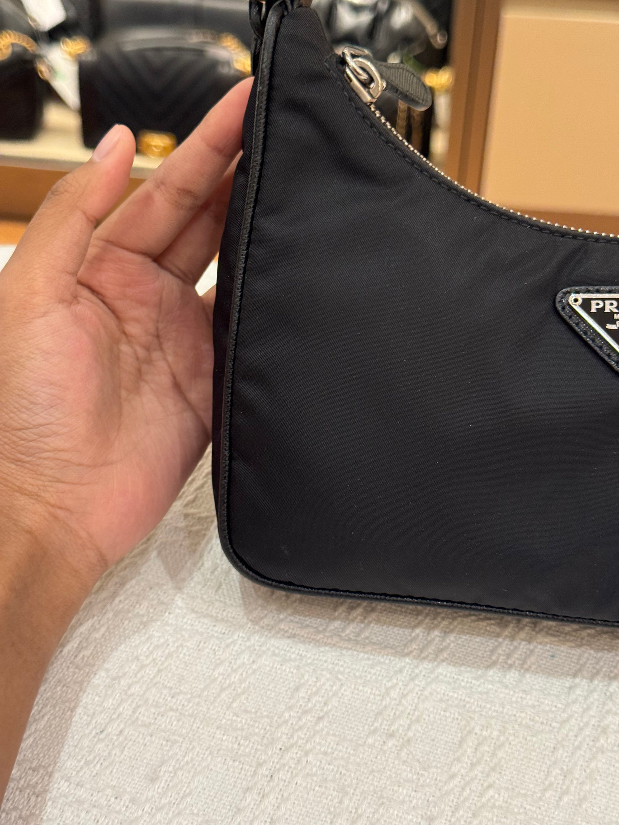 Prada Multi Pochette  Re-edition 2005 Nylon Black