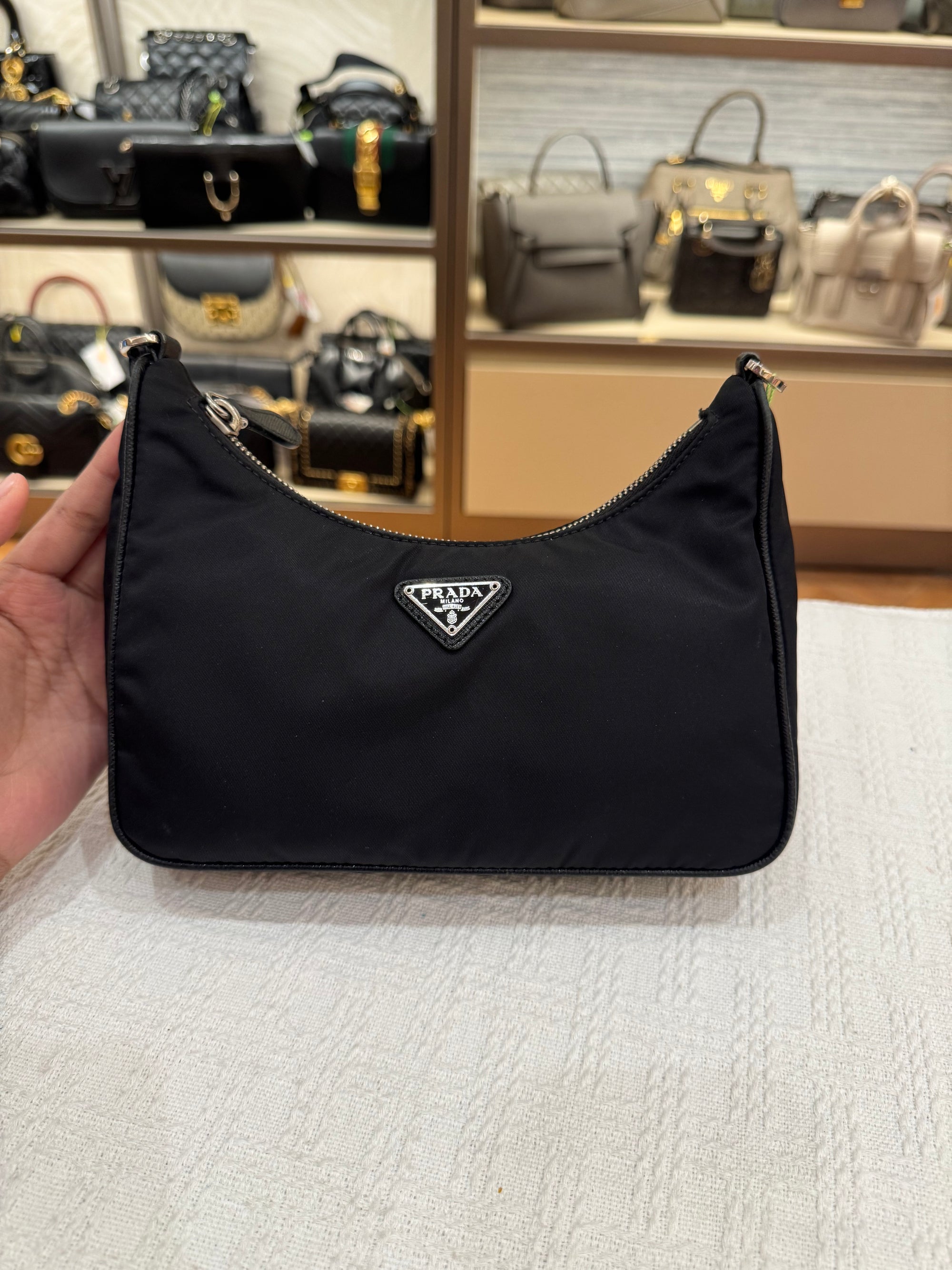 Prada Multi Pochette  Re-edition 2005 Nylon Black