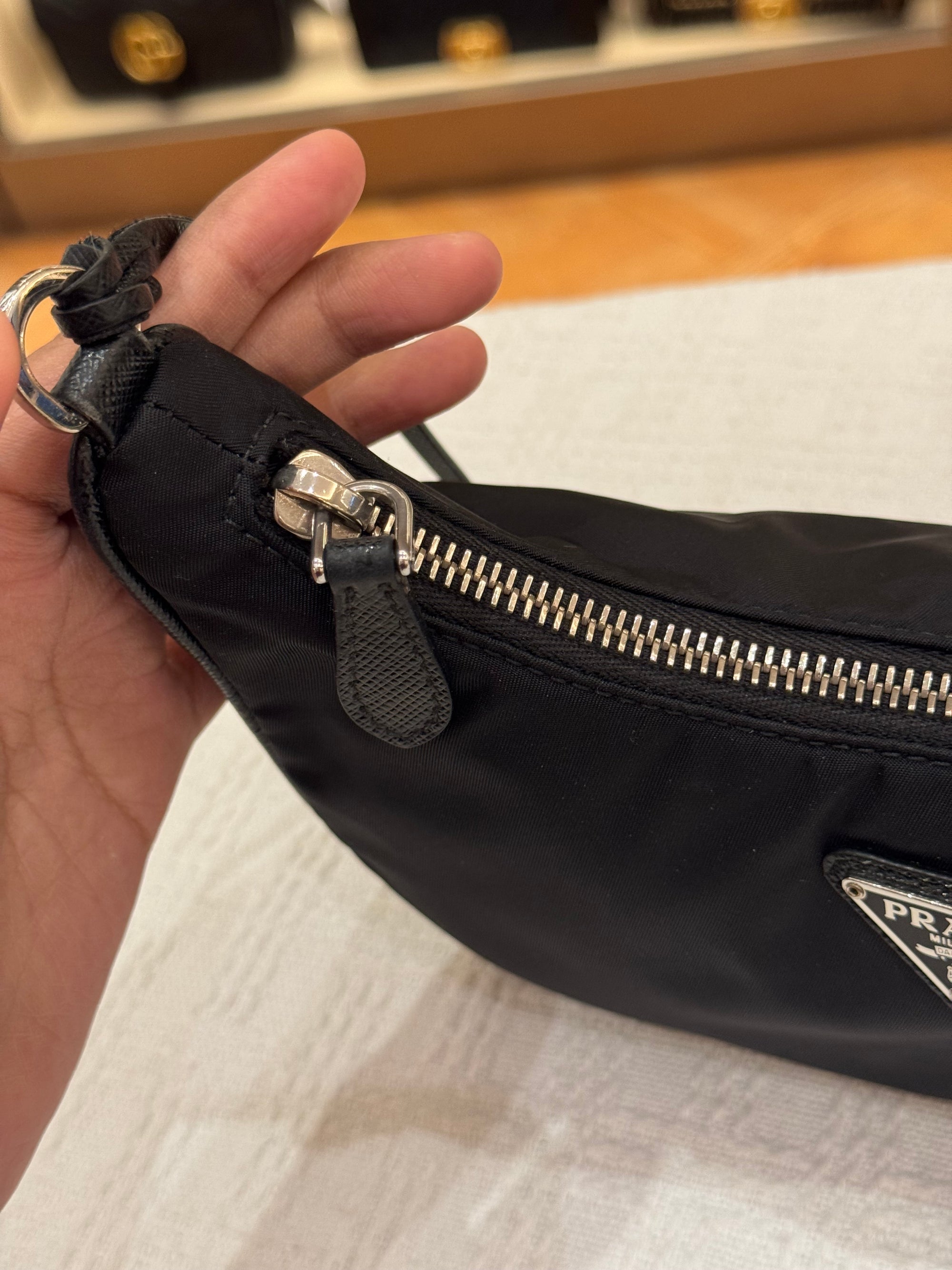 Prada Multi Pochette  Re-edition 2005 Nylon Black