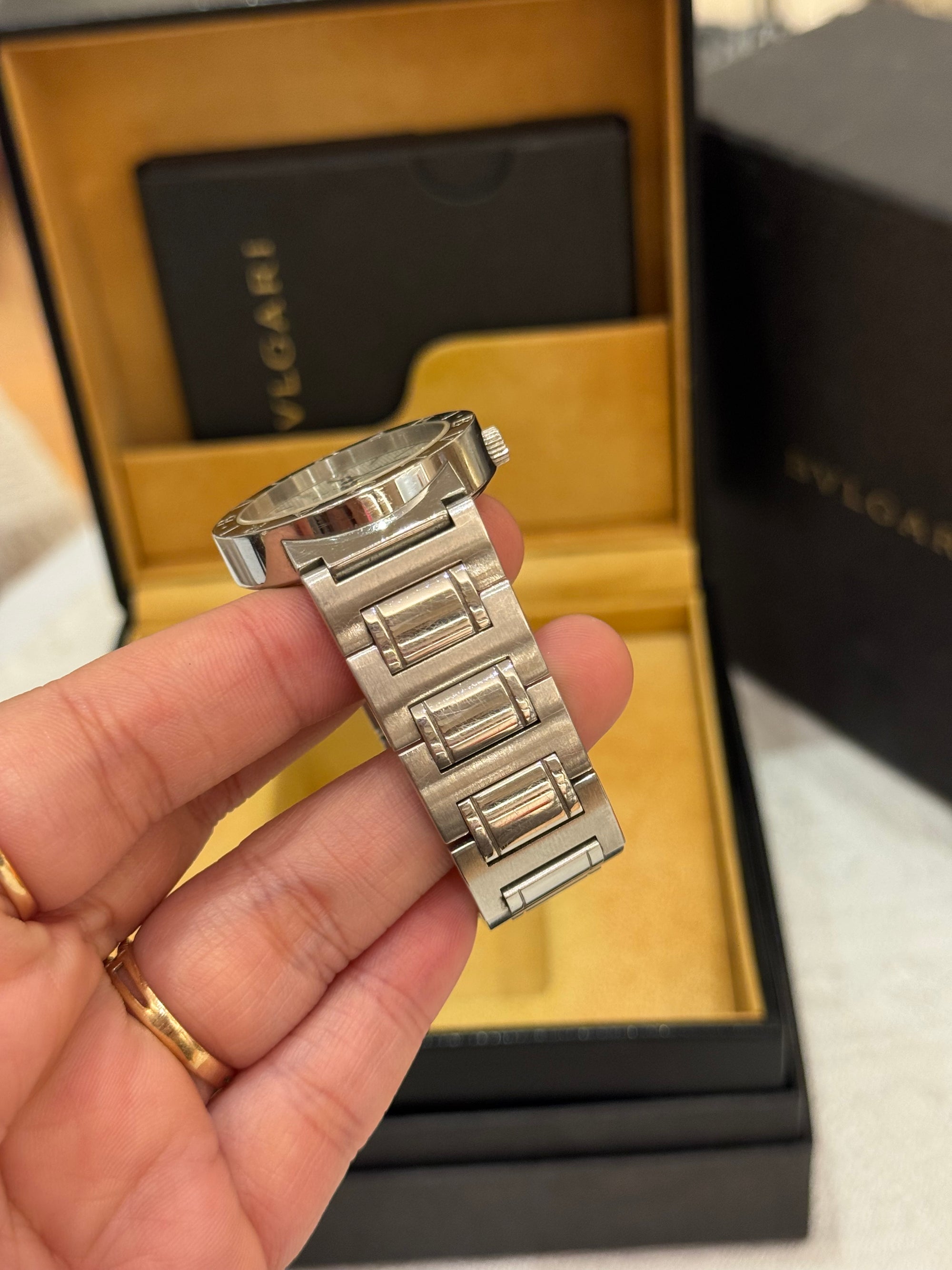 Bvlgari Diagono Silver White Dial