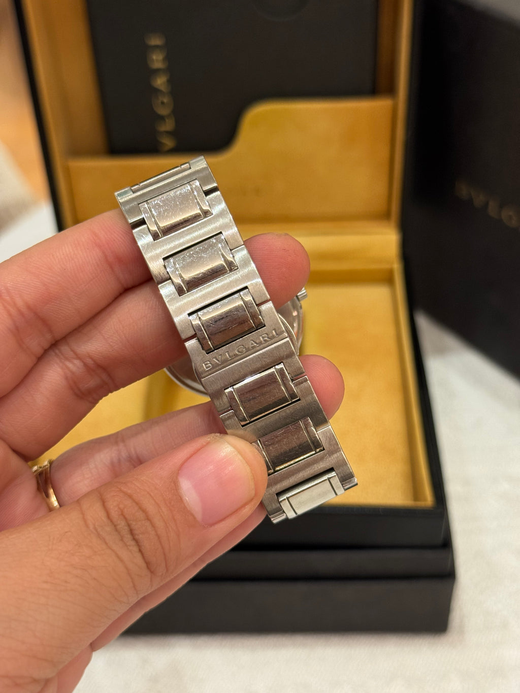 Bvlgari Diagono Silver White Dial