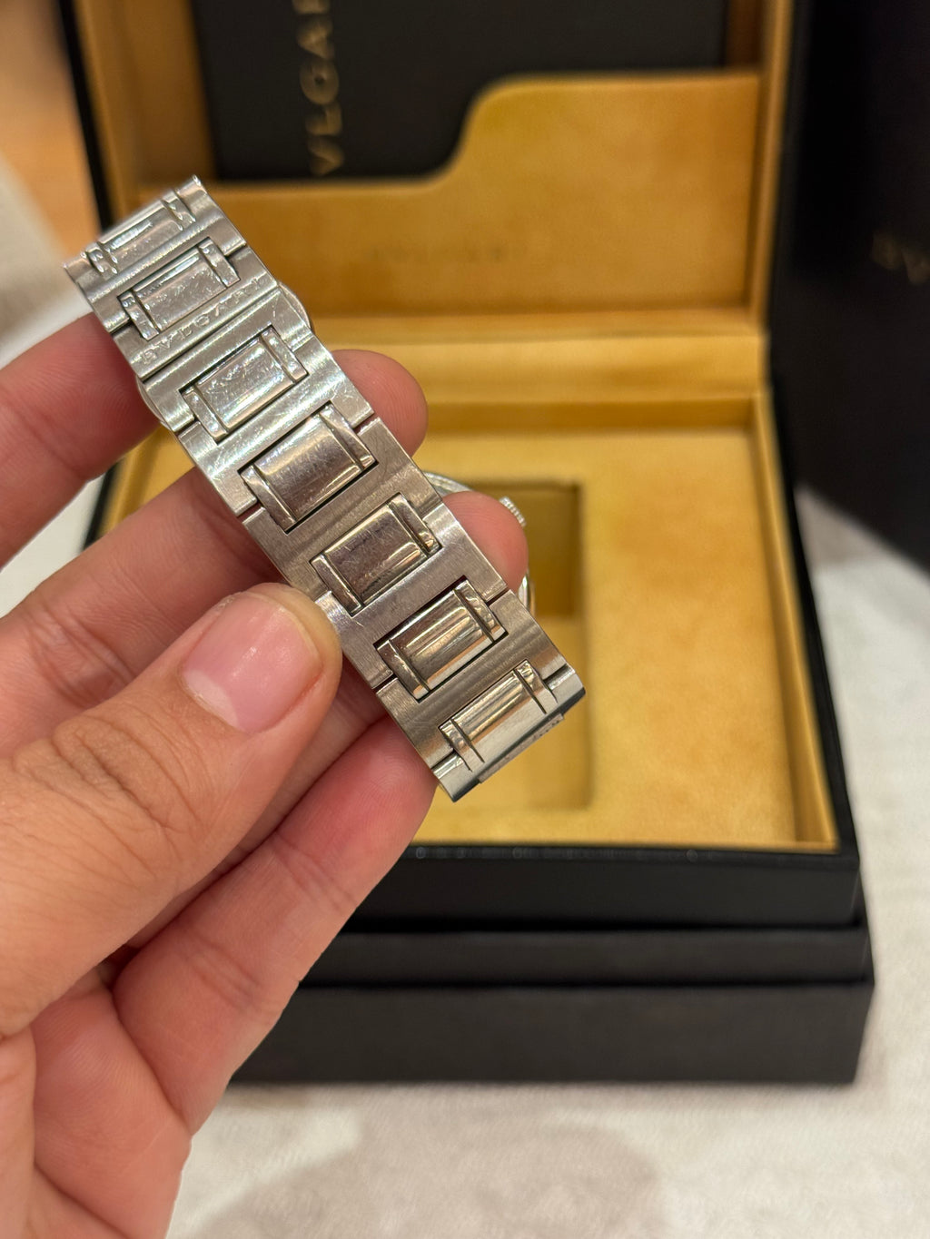 Bvlgari Diagono Silver White Dial