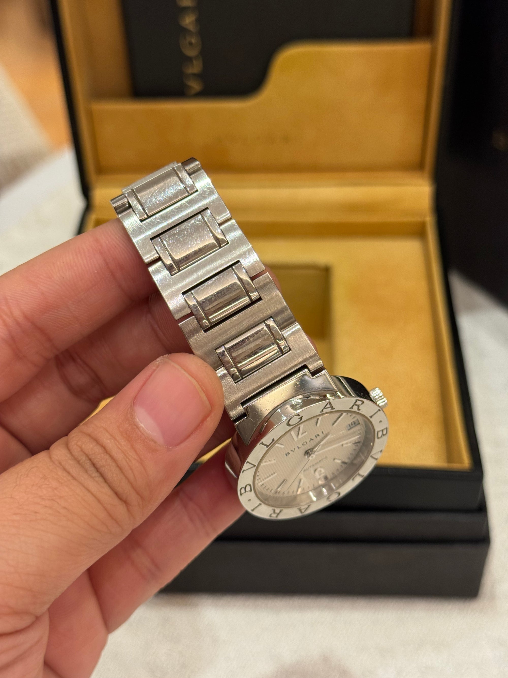 Bvlgari Diagono Silver White Dial