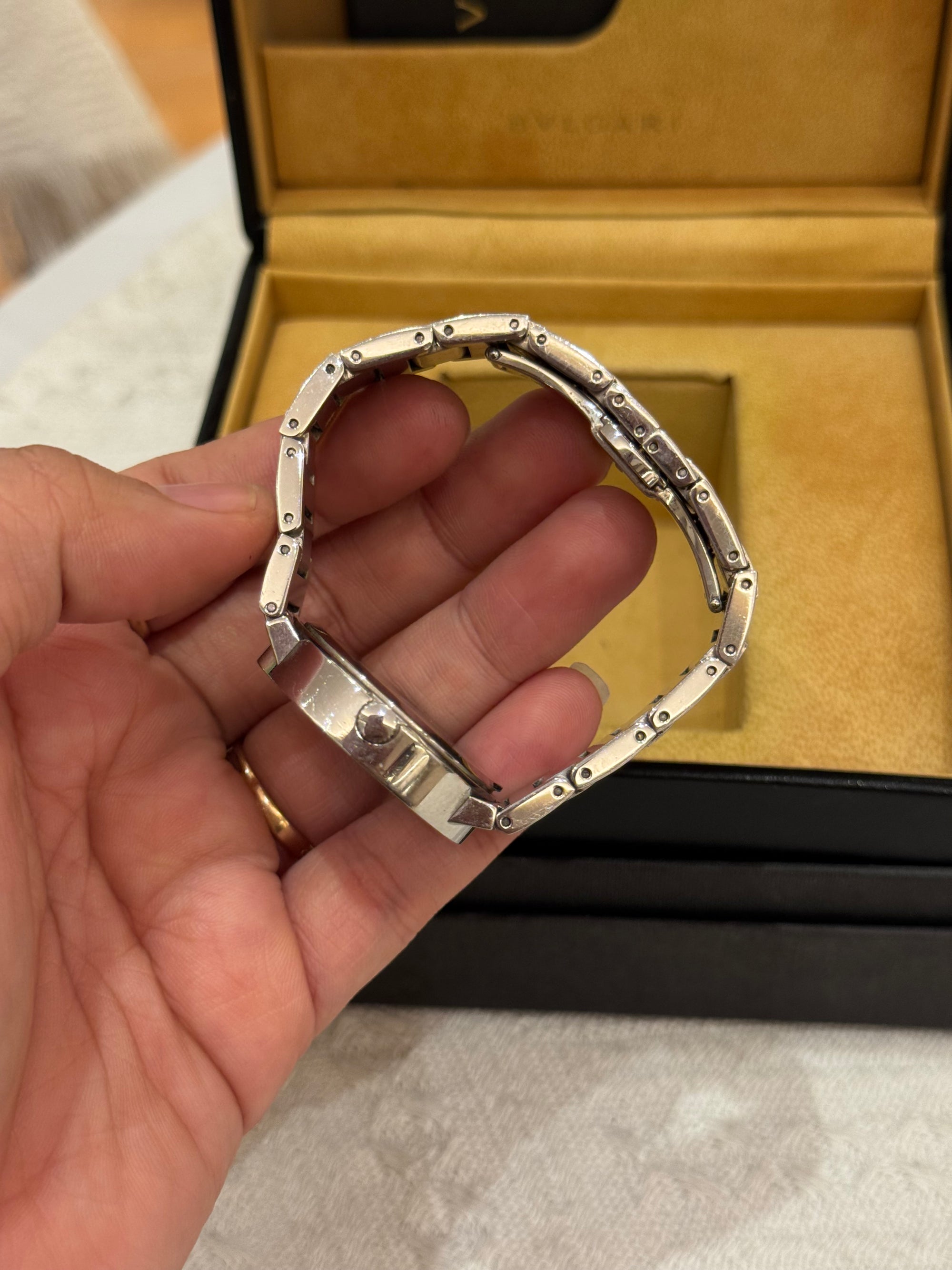 Bvlgari Diagono Silver White Dial