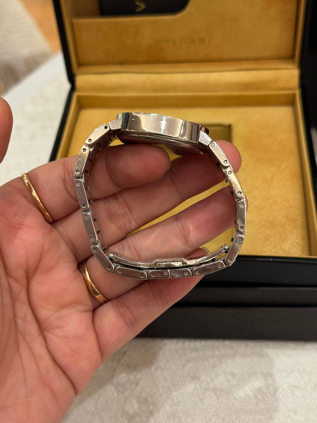 Bvlgari Diagono Silver White Dial