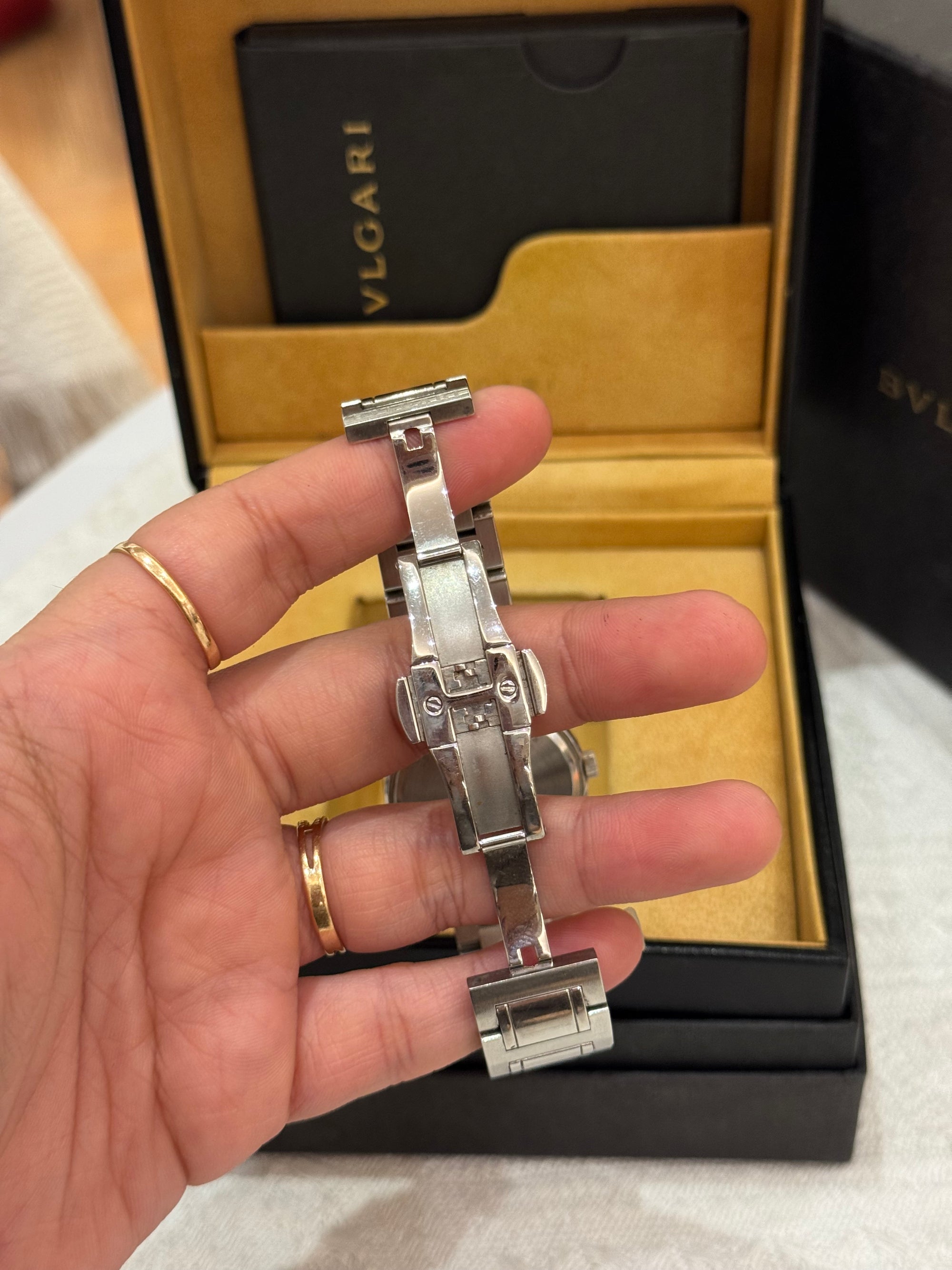 Bvlgari Diagono Silver White Dial
