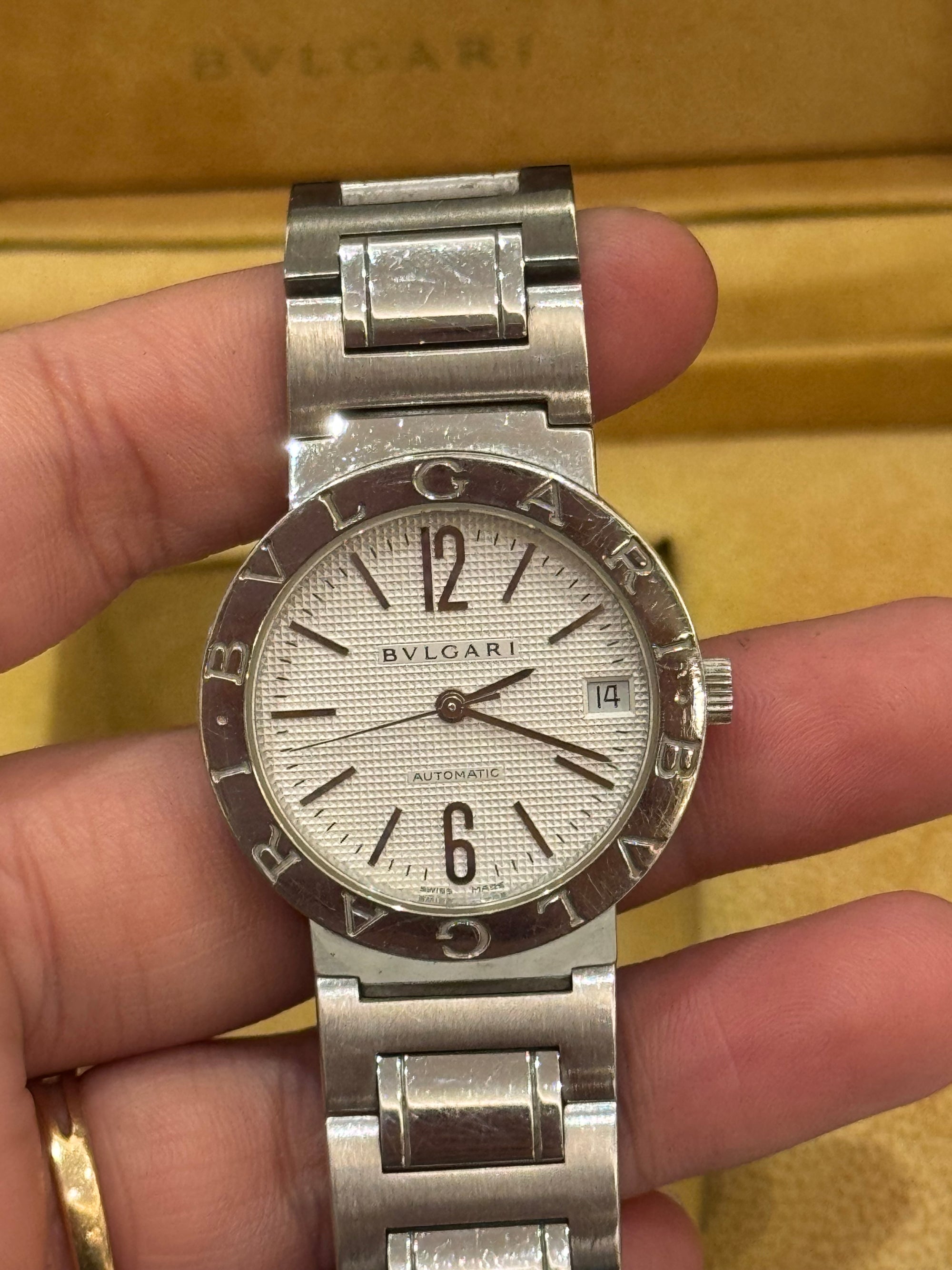 Bvlgari Diagono Silver White Dial