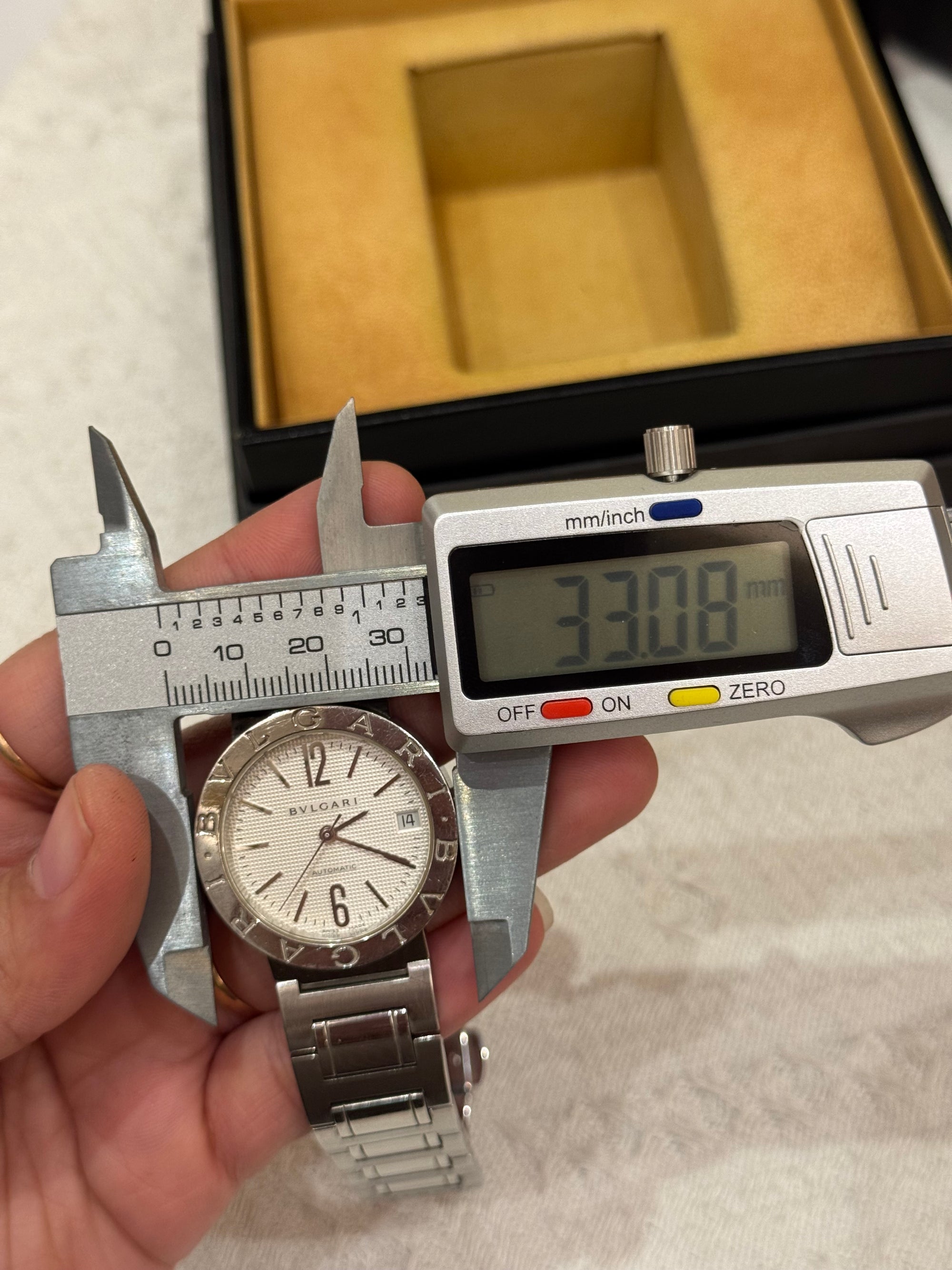 Bvlgari Diagono Silver White Dial