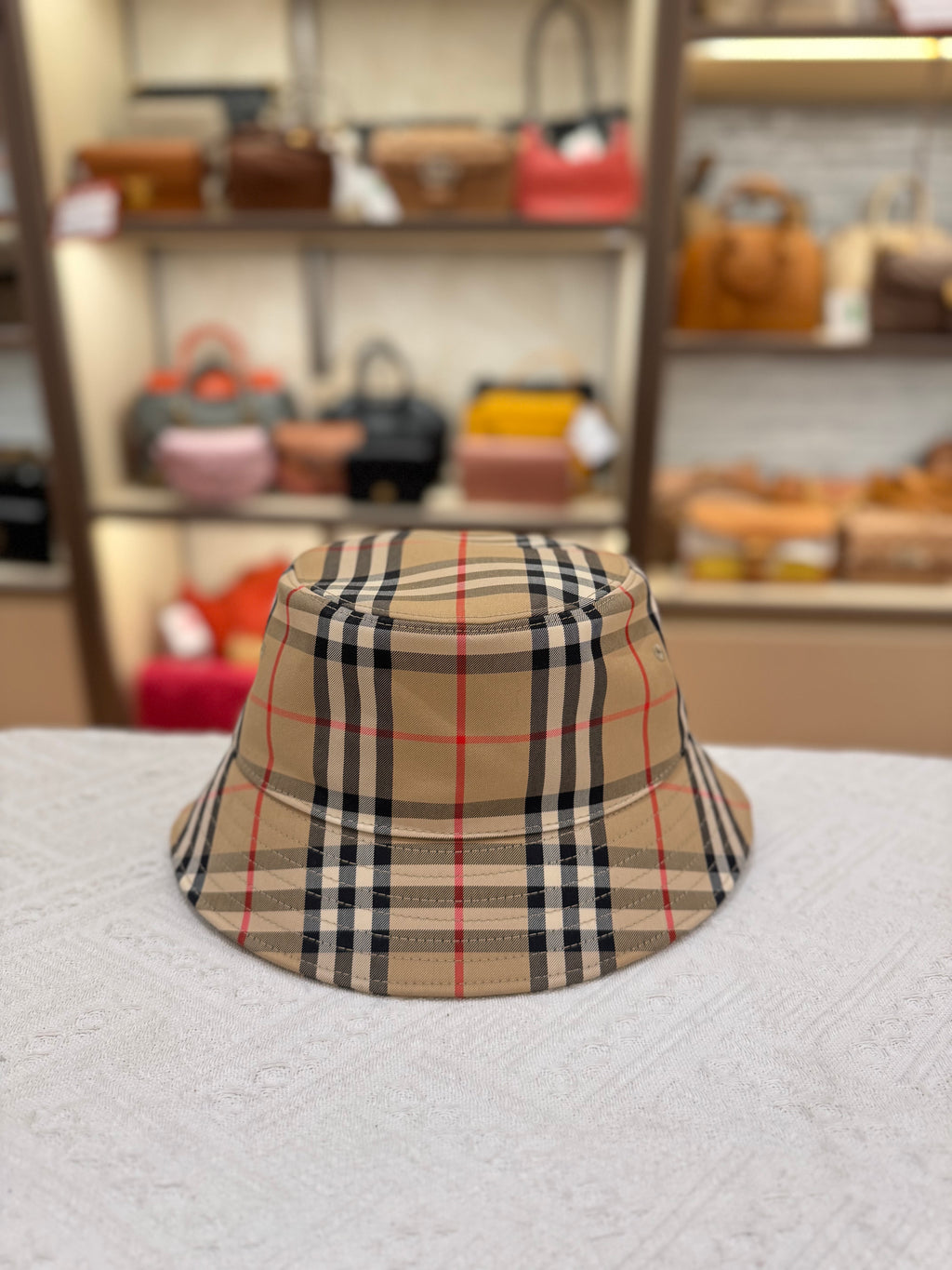 Burberry Hat Check Bucket