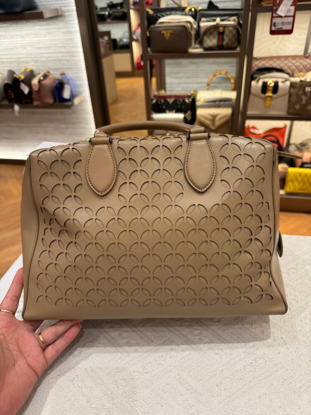 Alaia Boston Perforated