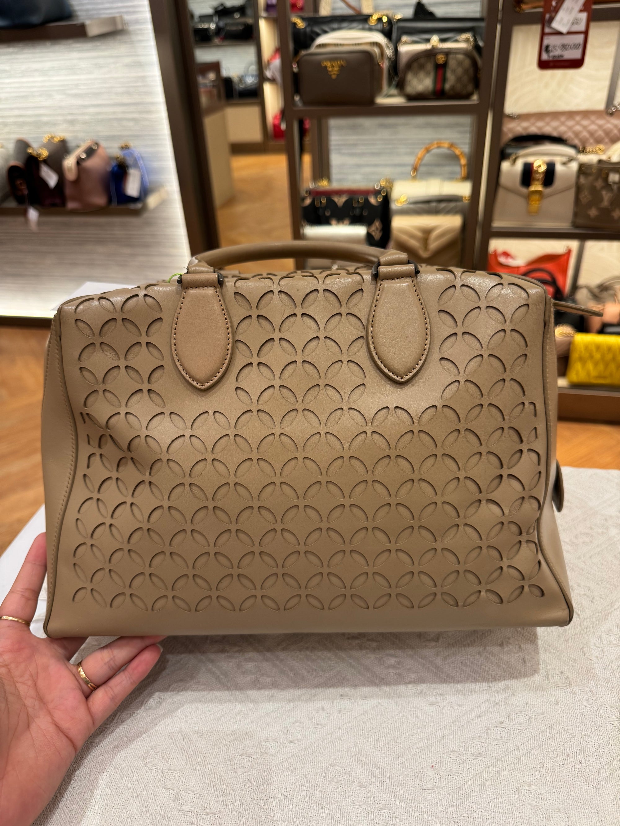 Alaia Boston Perforated