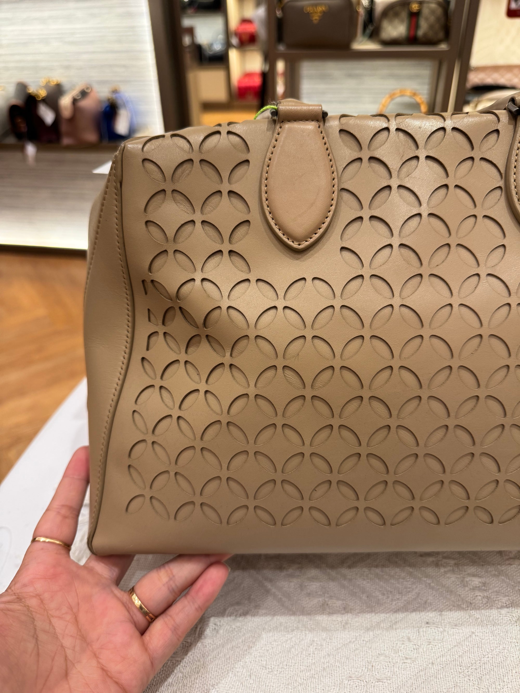 Alaia Boston Perforated