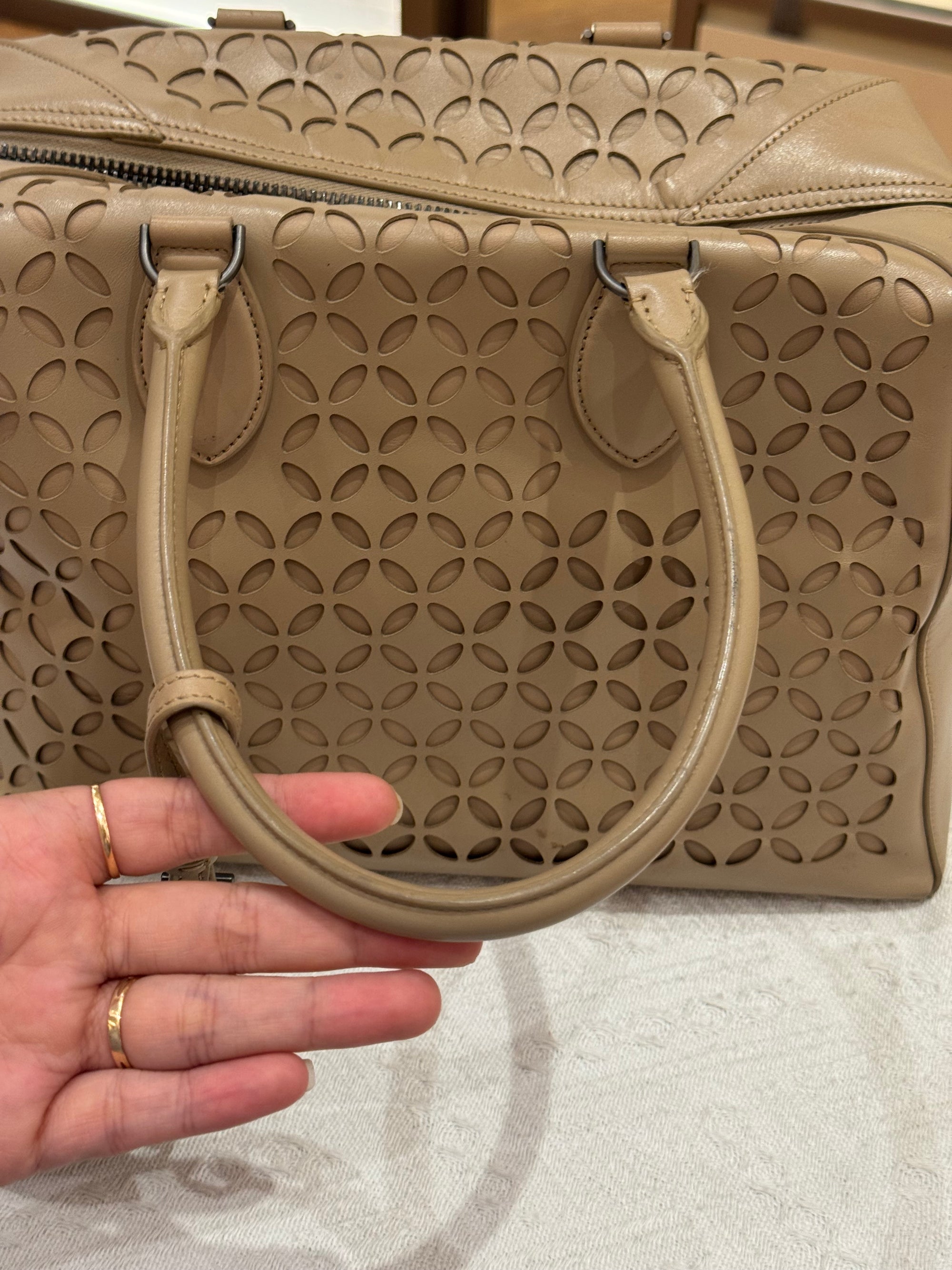 Alaia Boston Perforated