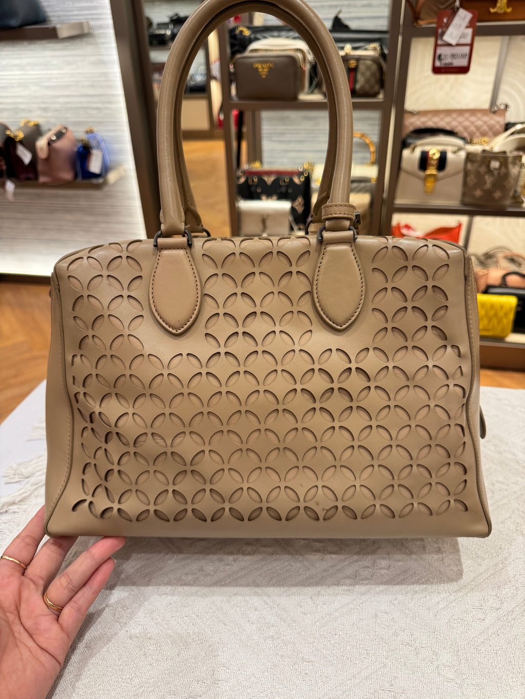 Alaia Boston Perforated