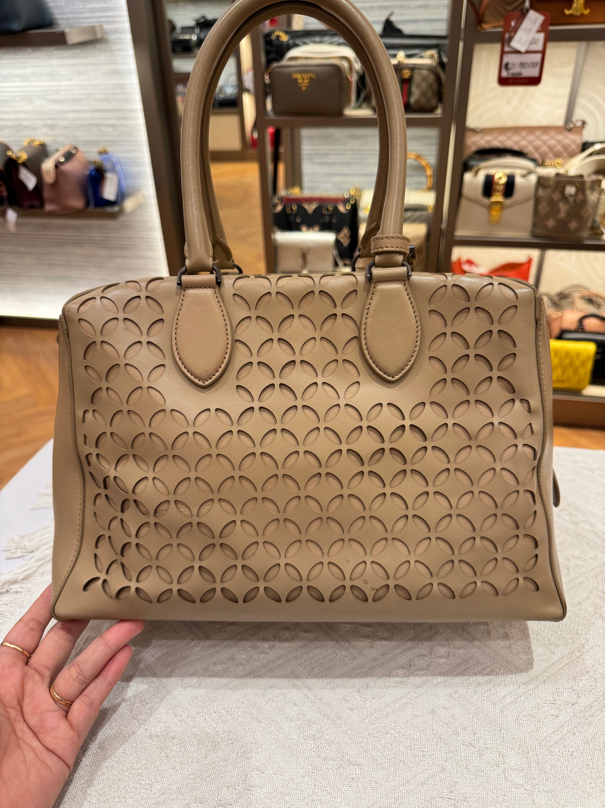 Alaia Boston Perforated