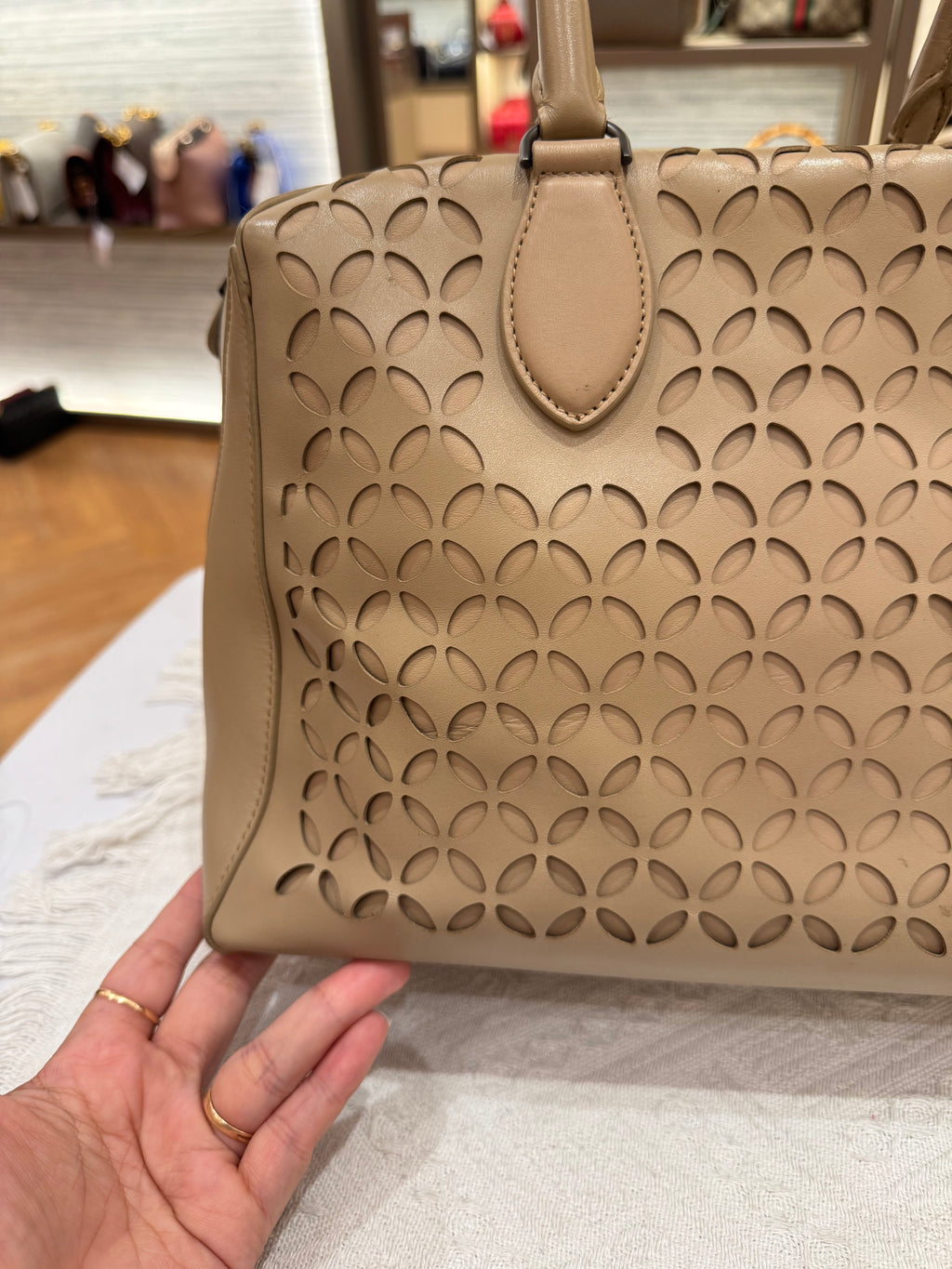 Alaia Boston Perforated