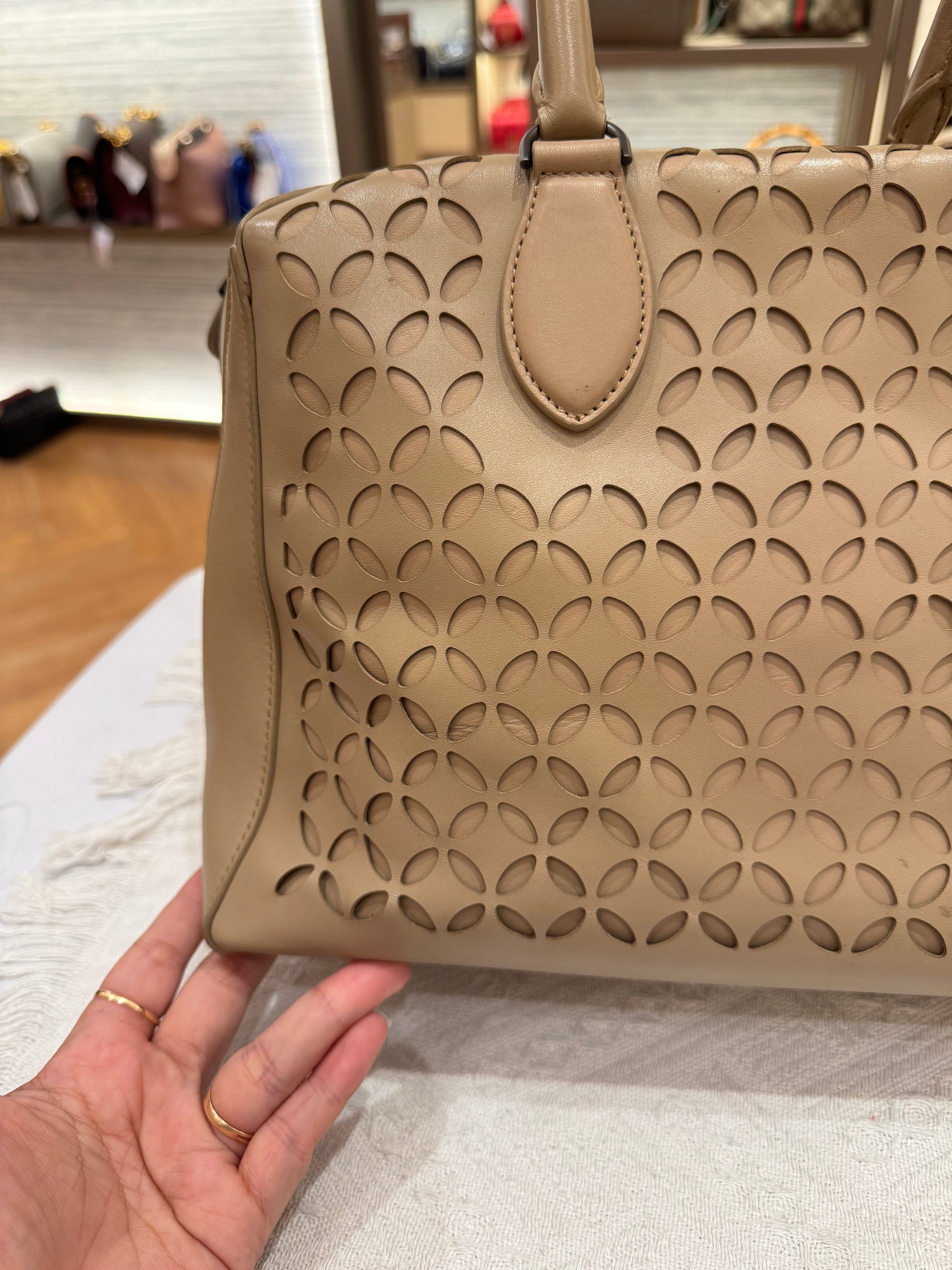 Alaia Boston Perforated