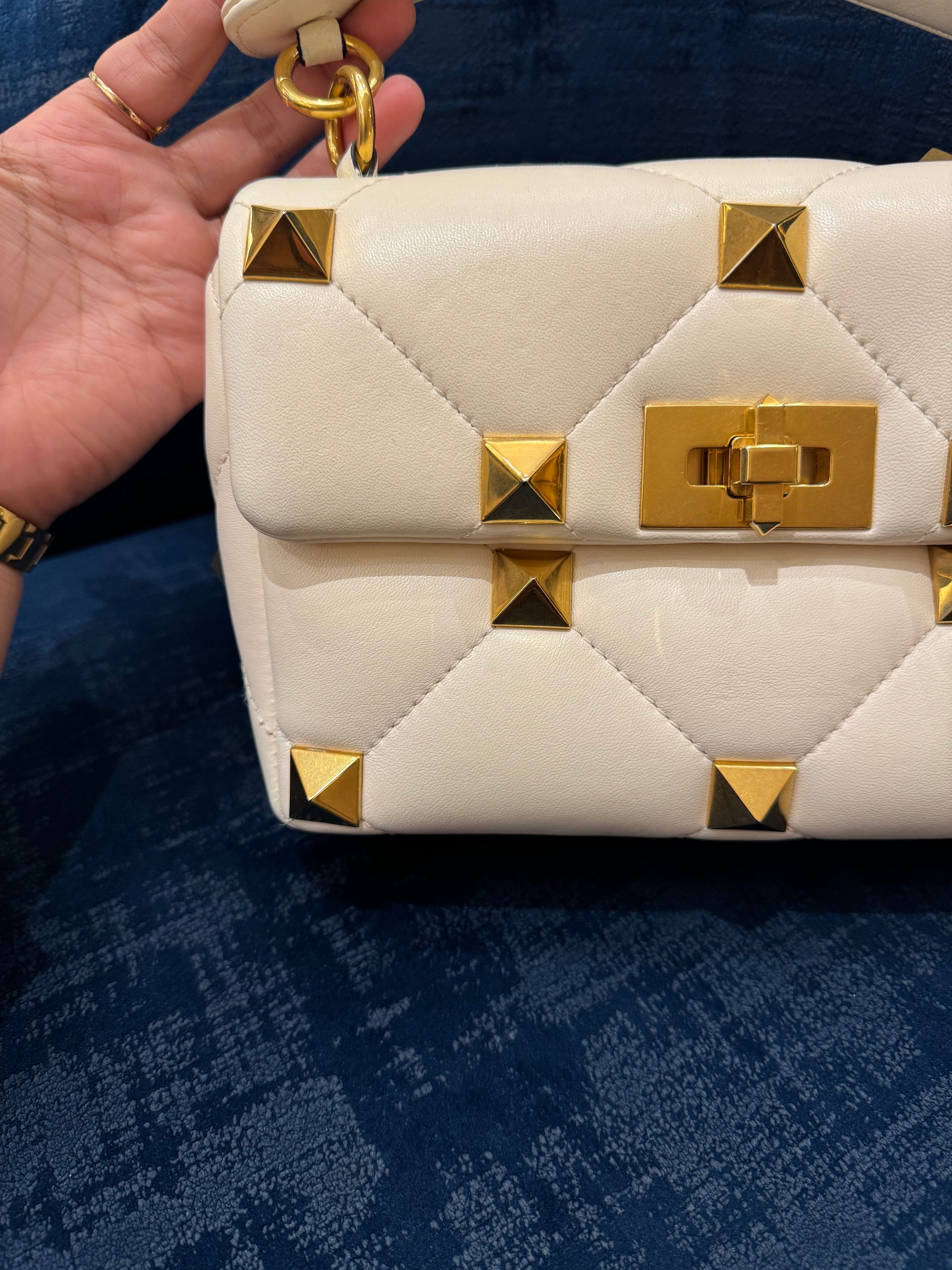 Valentino Roman  Studed Top Handle