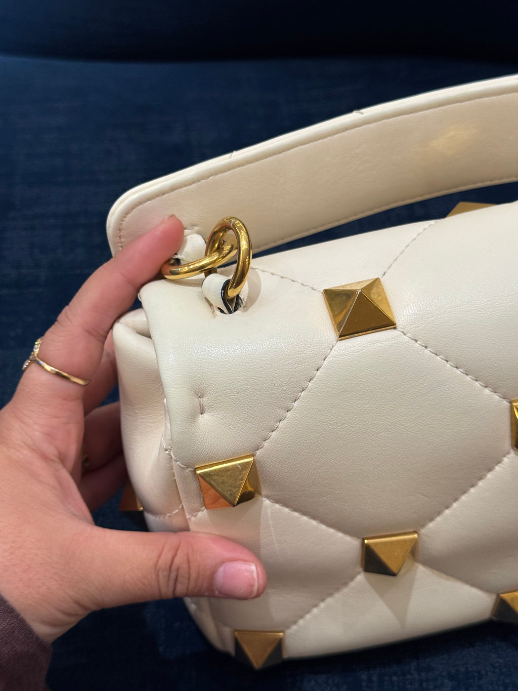 Valentino Roman  Studed Top Handle