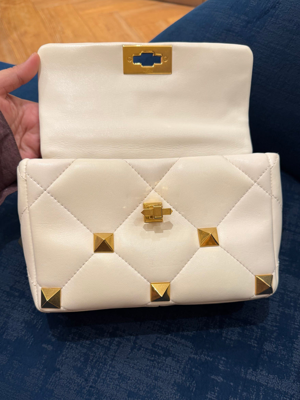 Valentino Roman  Studed Top Handle