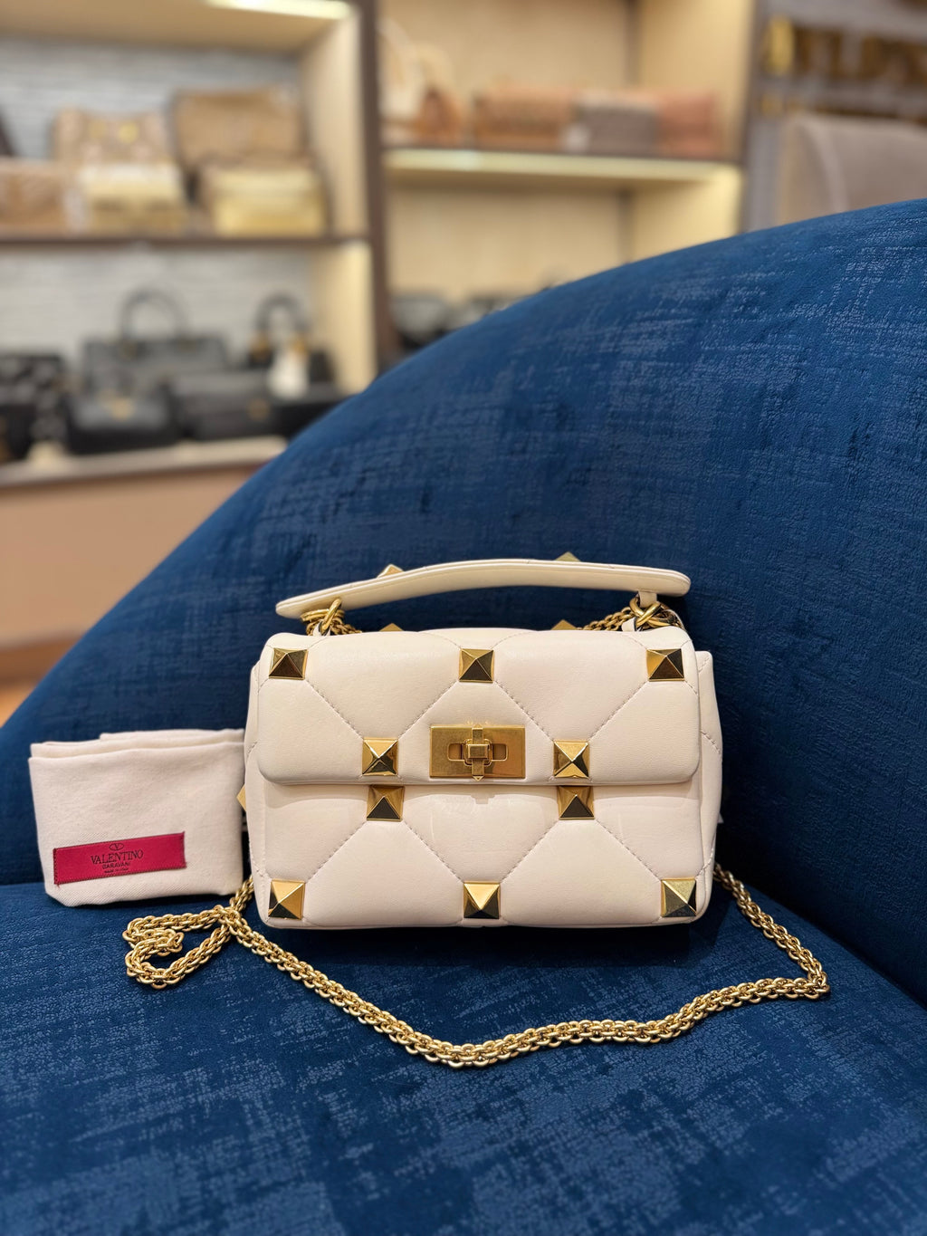 Valentino Roman  Studed Top Handle