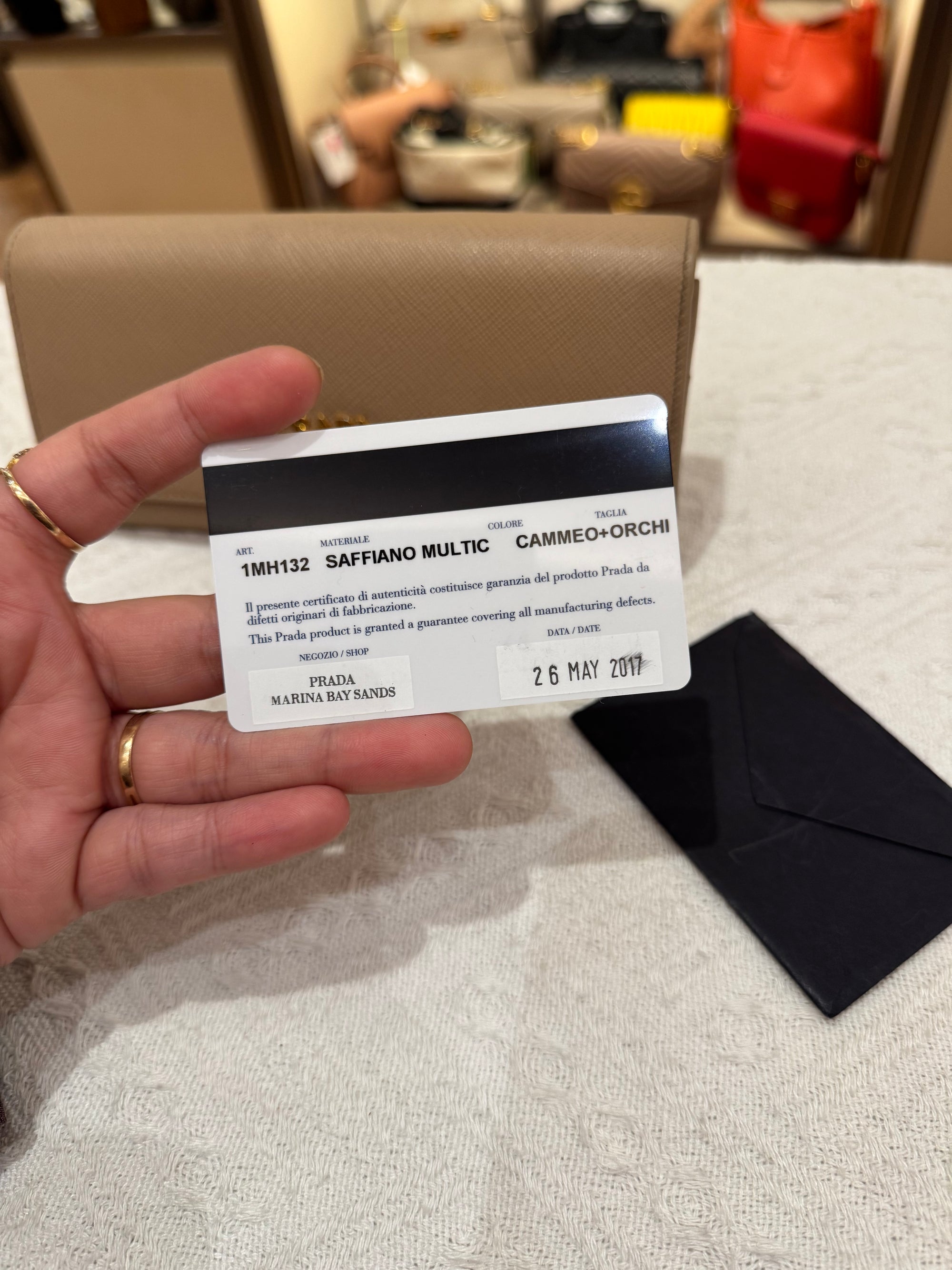 Prada Long Wallet Cameo