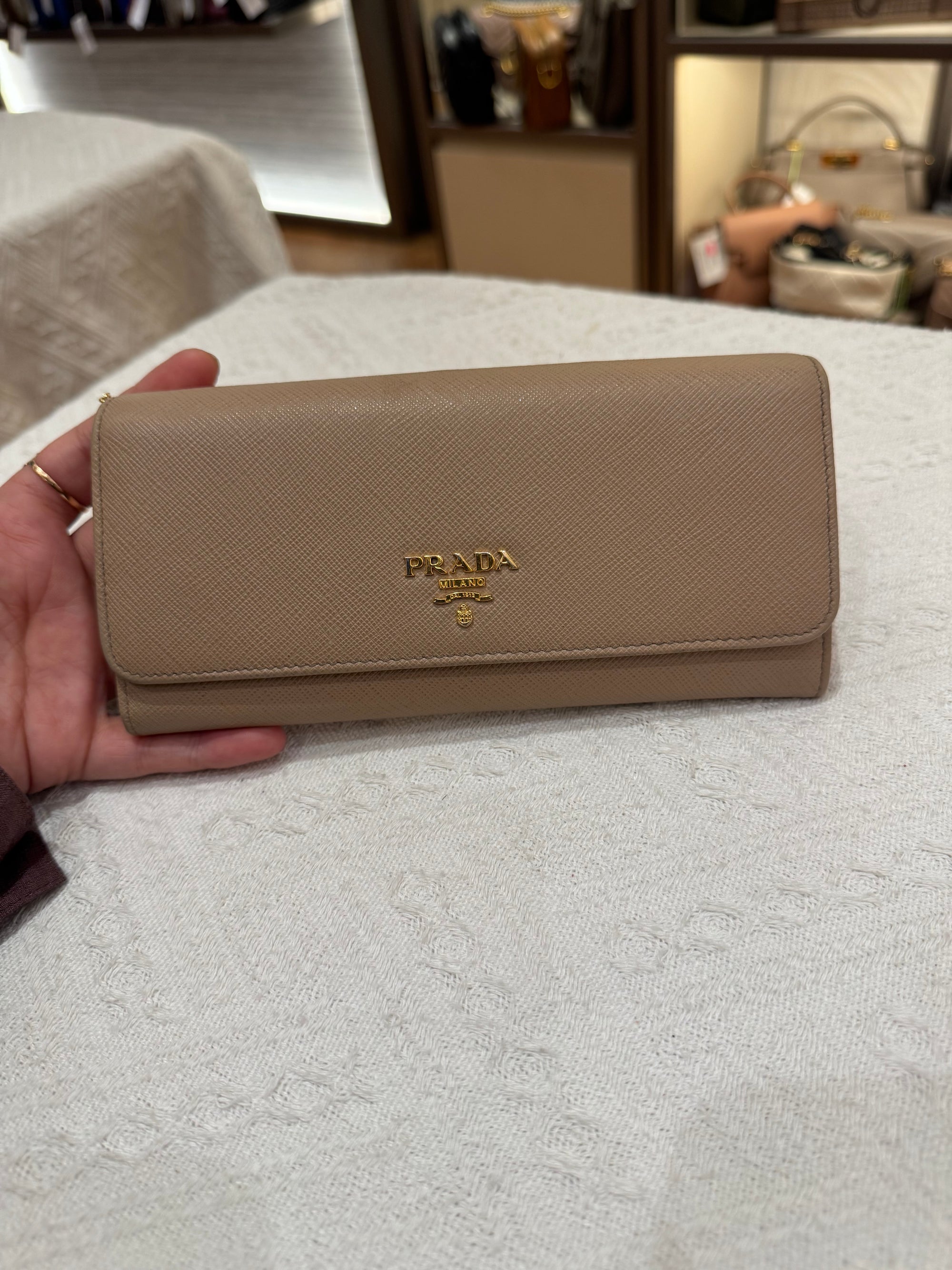 Prada Long Wallet Cameo