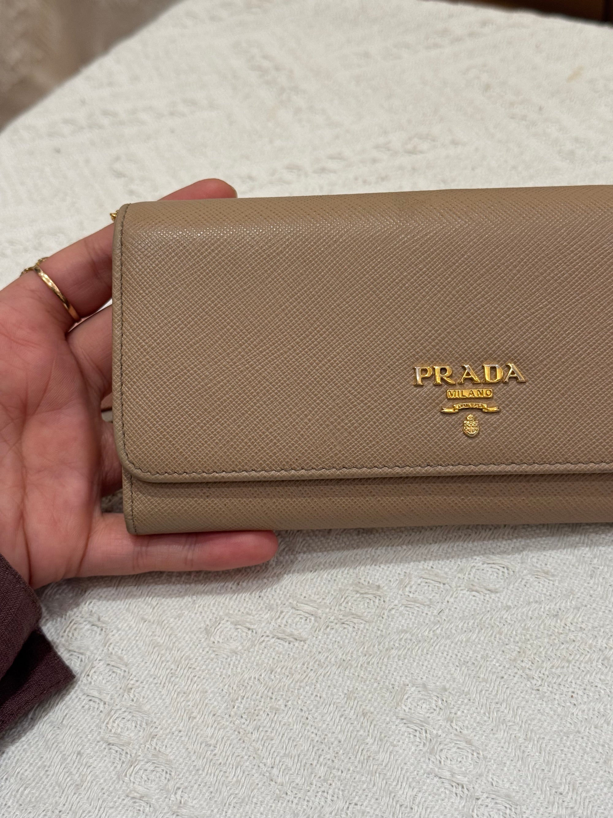 Prada Long Wallet Cameo